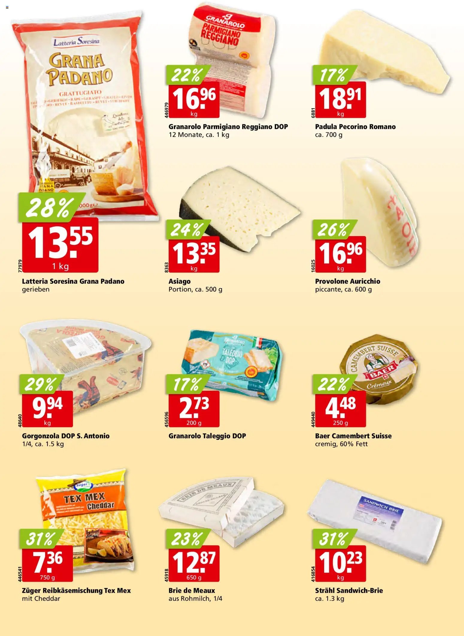 Aligro Aktionen Schlieren, Gossau SG, Frauenfeld, Rapperswil-Jona, Sargans, Bern, Brüttisellen, Pratteln, Emmen, Spreitenbach (2025-12-15 - 2025-12-24) | 22