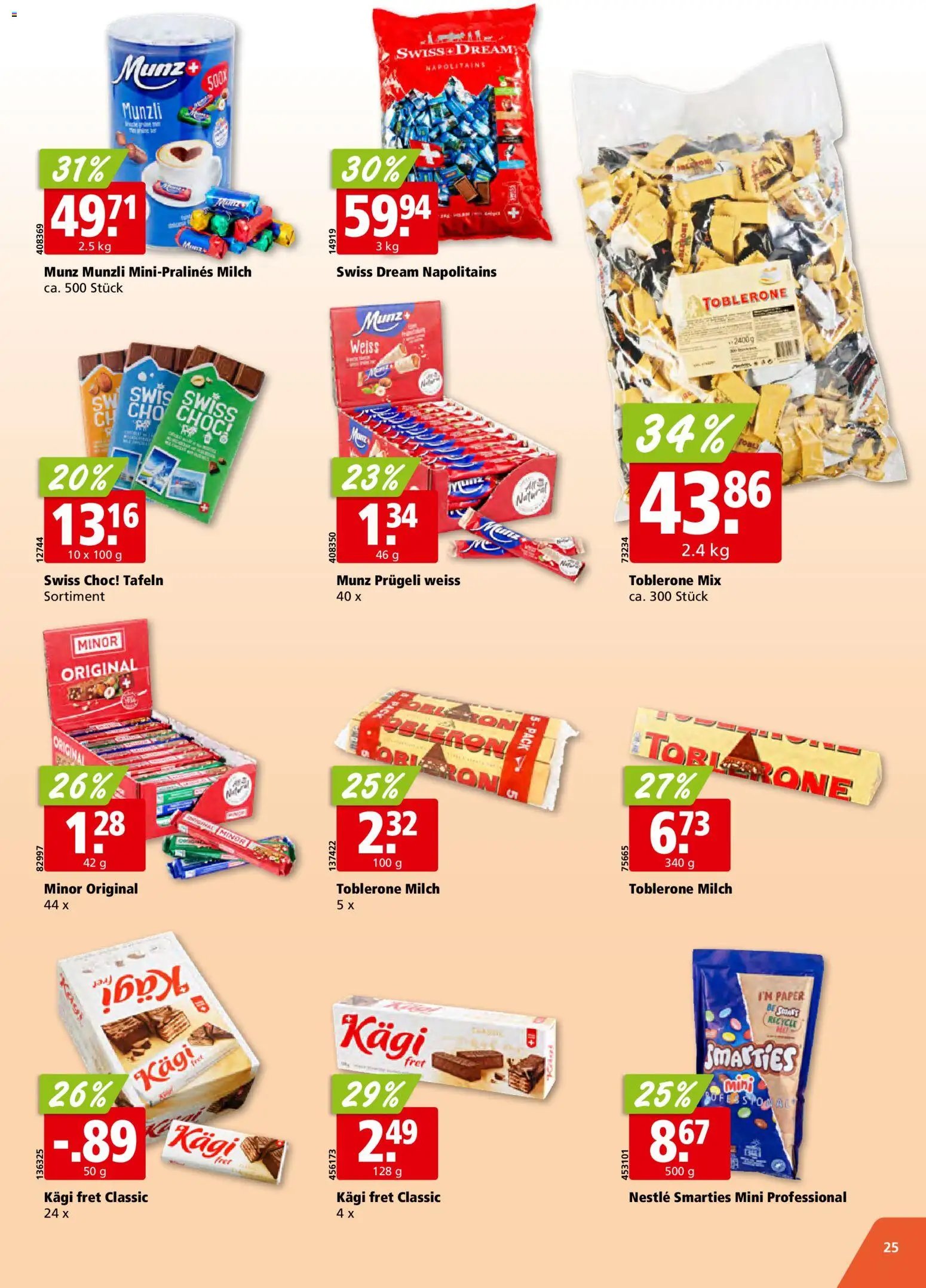 Aligro Aktionen Schlieren, Gossau SG, Frauenfeld, Rapperswil-Jona, Sargans, Bern, Brüttisellen, Pratteln, Emmen, Spreitenbach (2025-12-15 - 2025-12-24) | 25