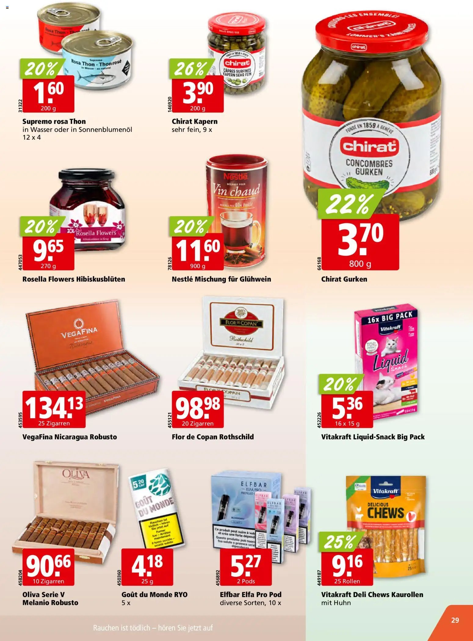 Aligro Aktionen Schlieren, Gossau SG, Frauenfeld, Rapperswil-Jona, Sargans, Bern, Brüttisellen, Pratteln, Emmen, Spreitenbach (2025-12-15 - 2025-12-24) | 29