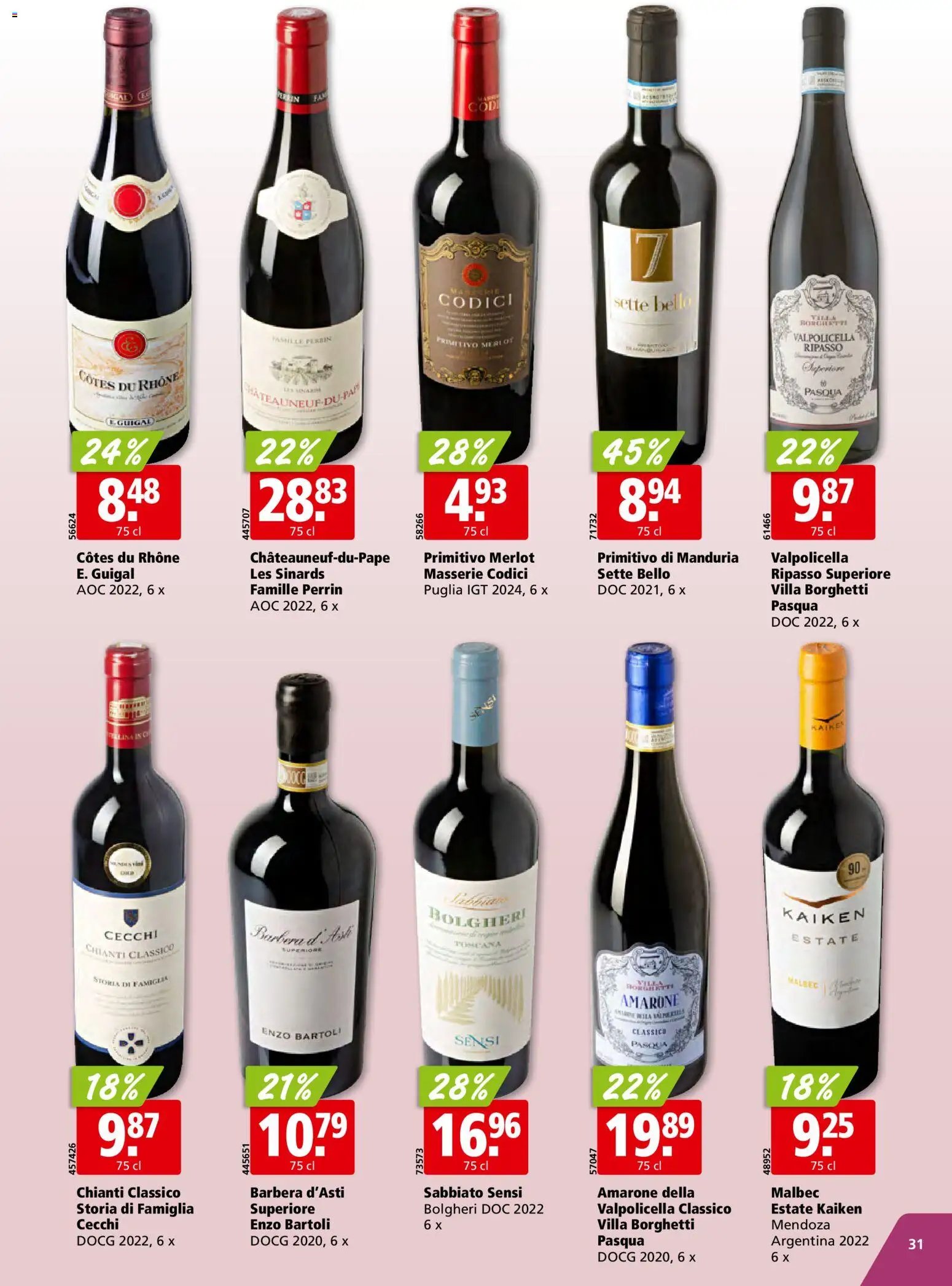 Aligro Aktionen Schlieren, Gossau SG, Frauenfeld, Rapperswil-Jona, Sargans, Bern, Brüttisellen, Pratteln, Emmen, Spreitenbach (2025-12-15 - 2025-12-24) | 31