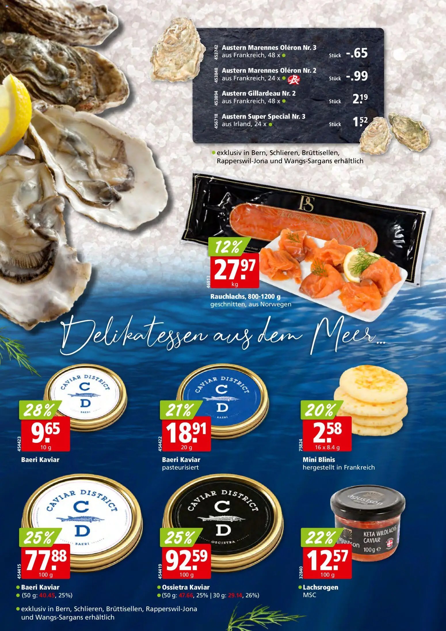 Aligro Aktionen Schlieren, Gossau SG, Frauenfeld, Rapperswil-Jona, Sargans, Bern, Brüttisellen, Pratteln, Emmen, Spreitenbach (2025-12-15 - 2025-12-24) | 6