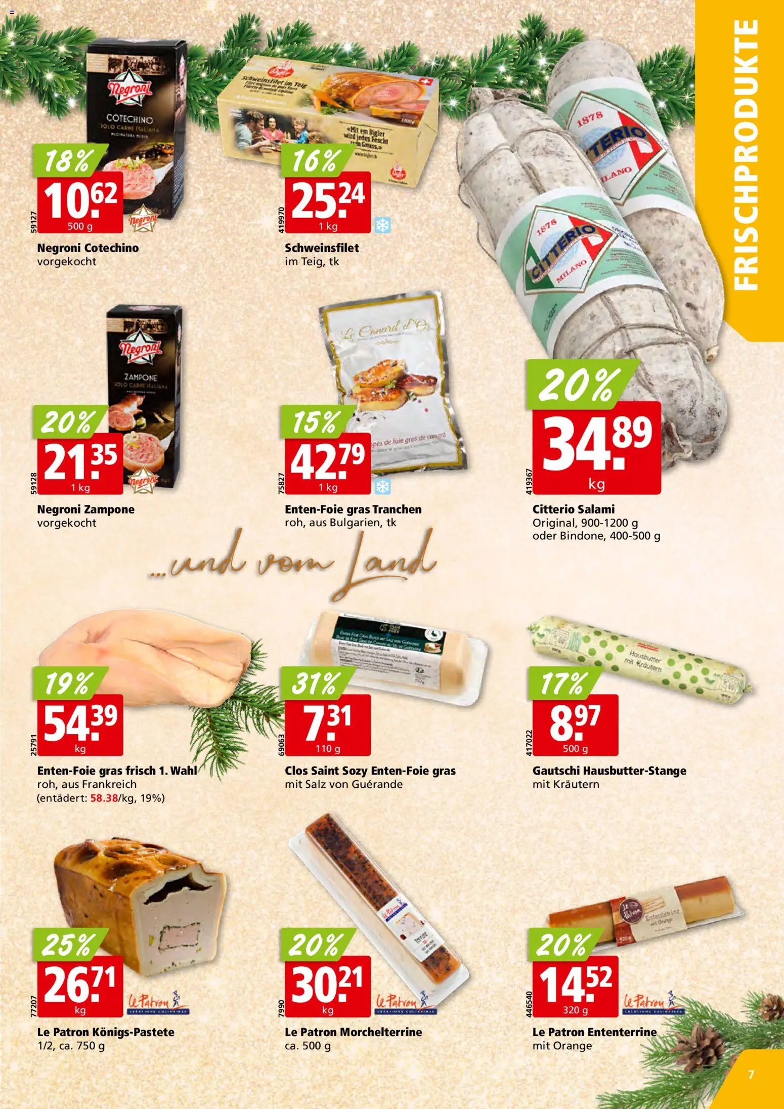 Aligro Aktionen Schlieren, Gossau SG, Frauenfeld, Rapperswil-Jona, Sargans, Bern, Brüttisellen, Pratteln, Emmen, Spreitenbach (2025-12-15 - 2025-12-24) | 7