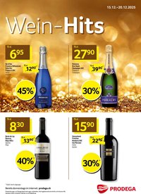 Prodega Aktionen Wein-Hits (2025-12-15 - 2025-12-20)