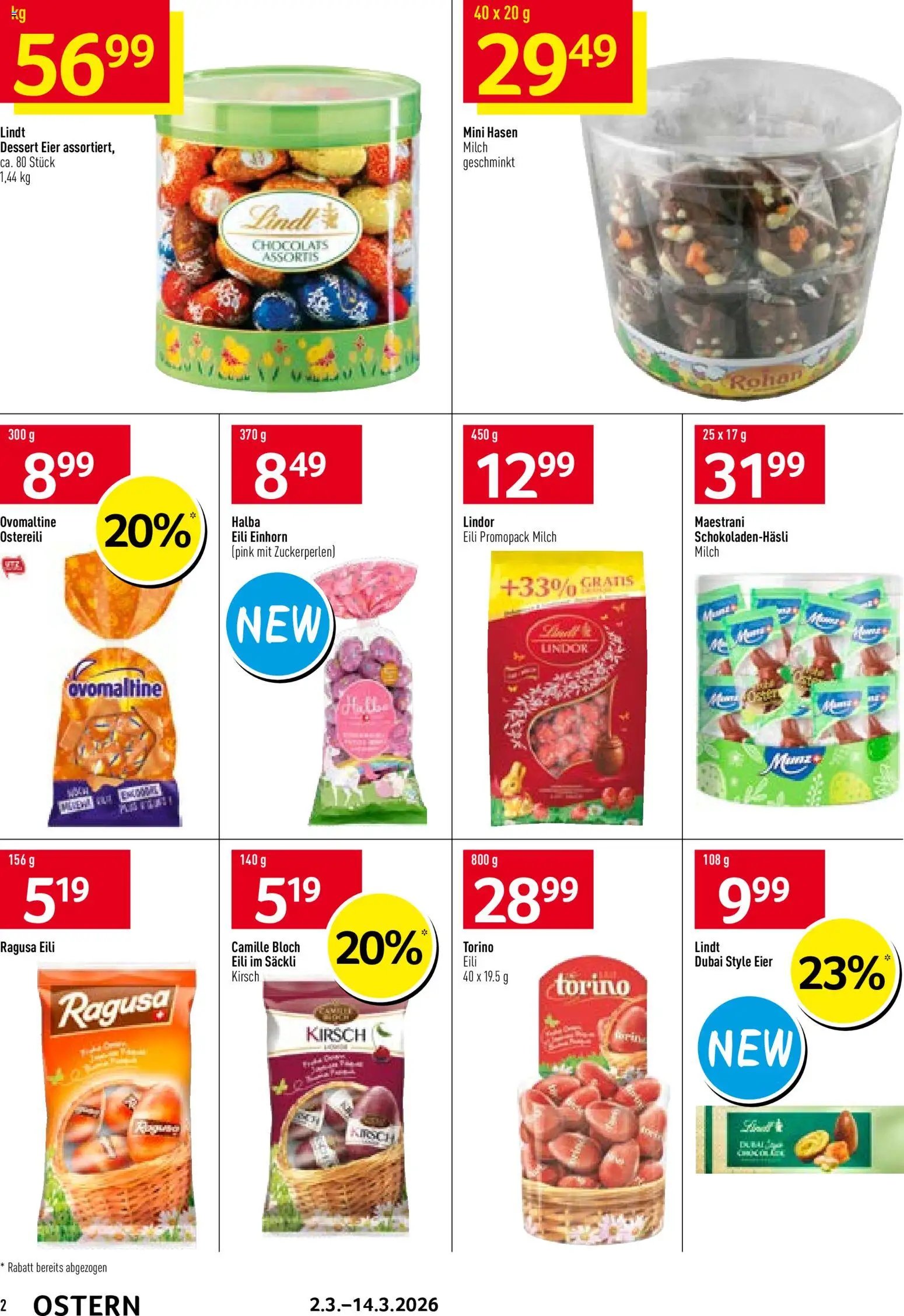 Prodega Aktionen Ostern (2026-03-02 - 2026-03-14)