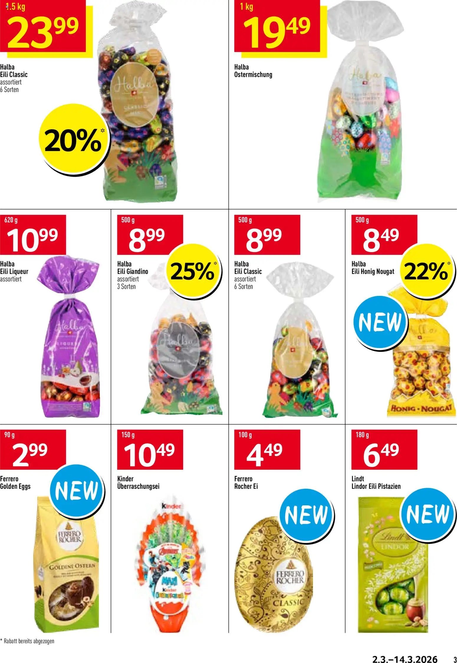 Prodega Aktionen Ostern (2026-03-02 - 2026-03-14)