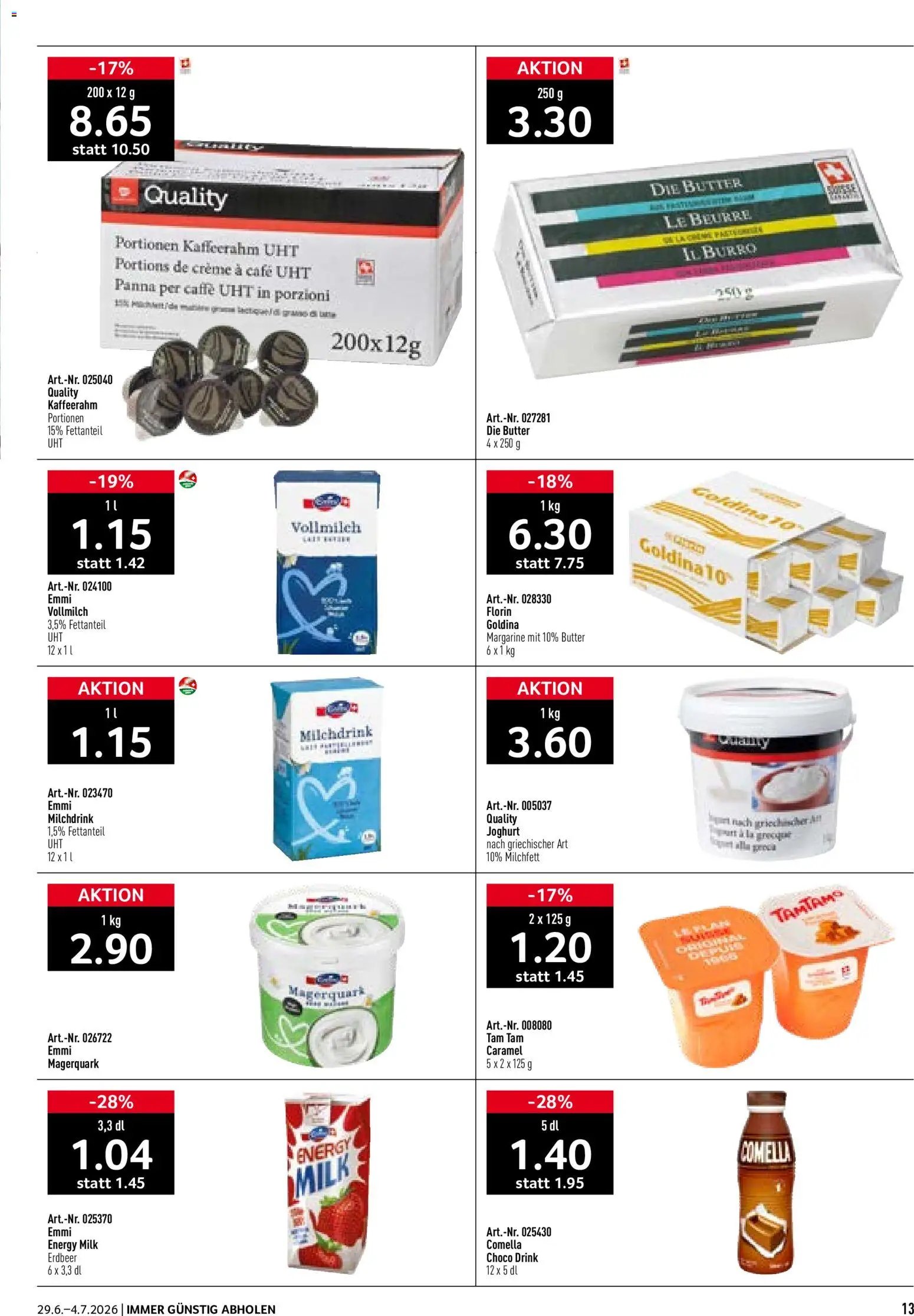 Prodega aktionen