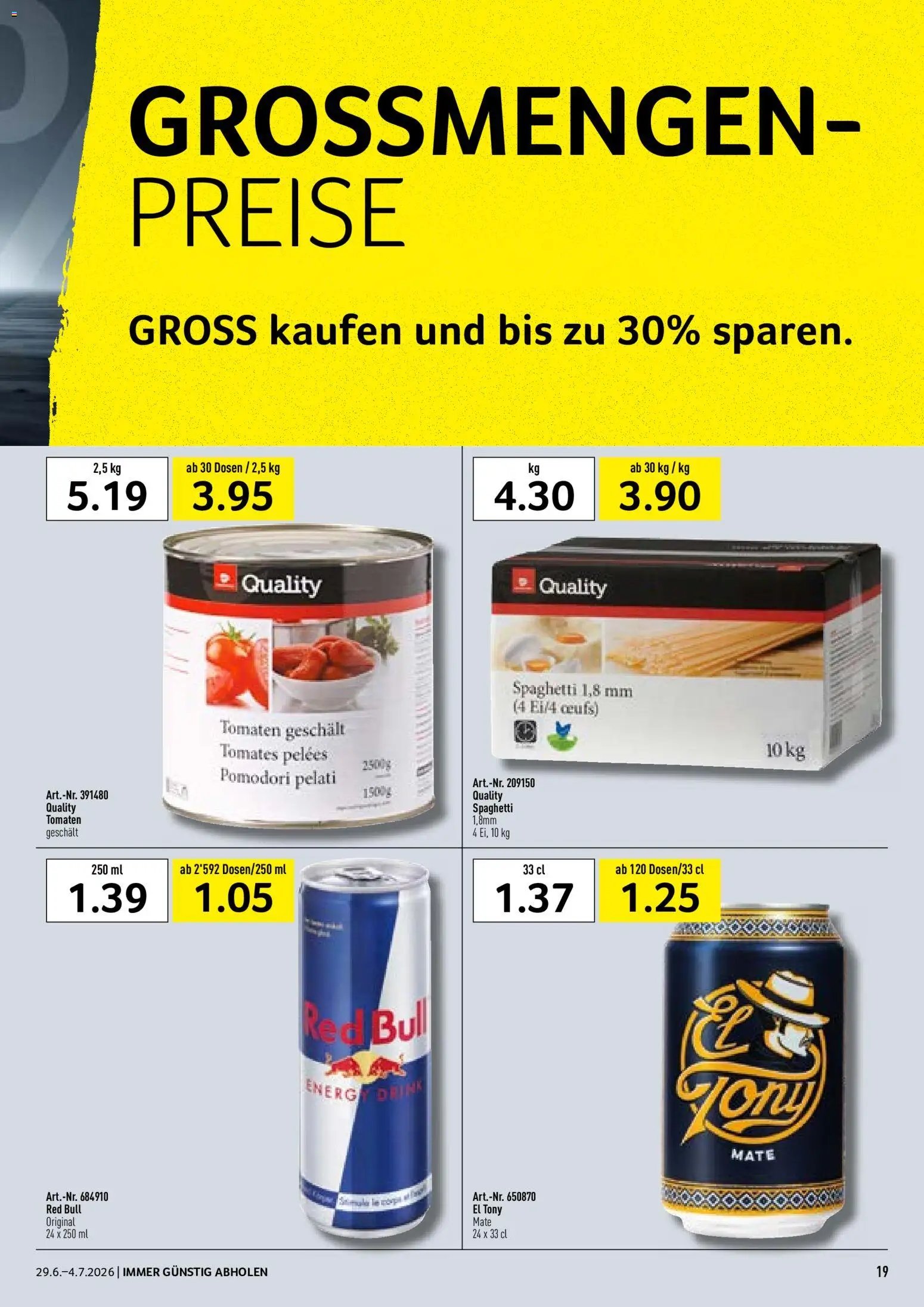 Prodega aktionen