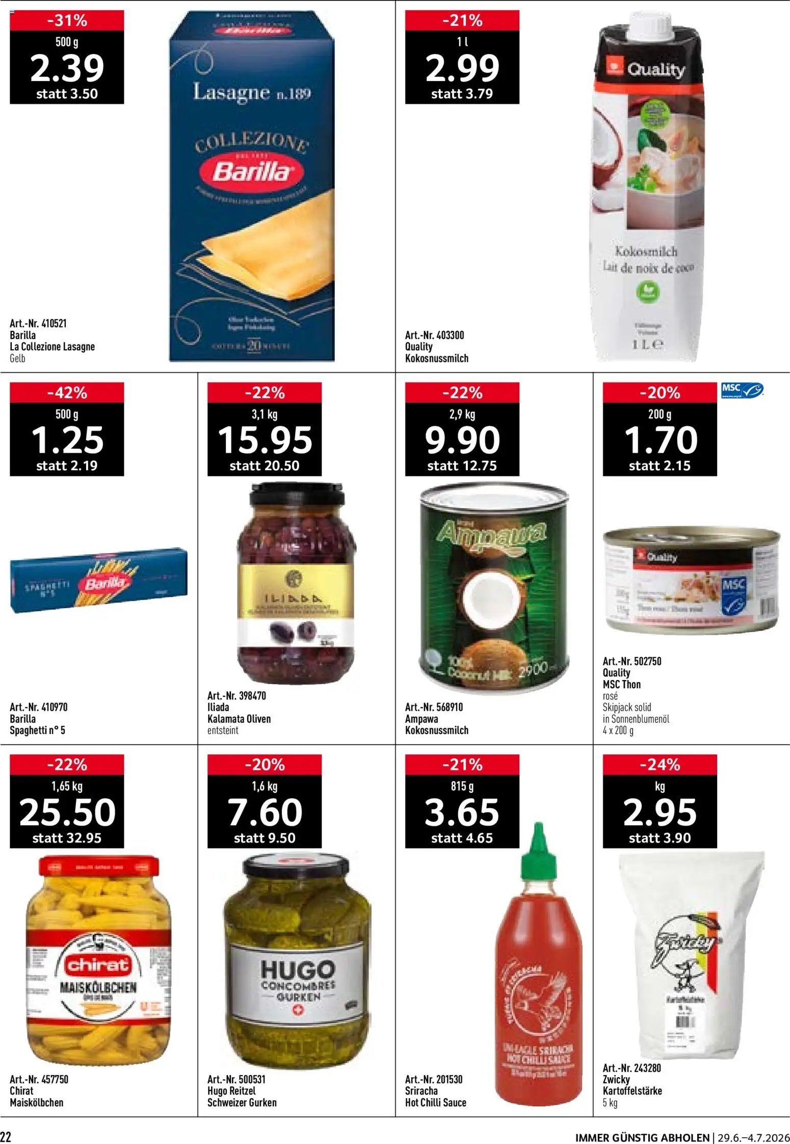 Prodega aktionen