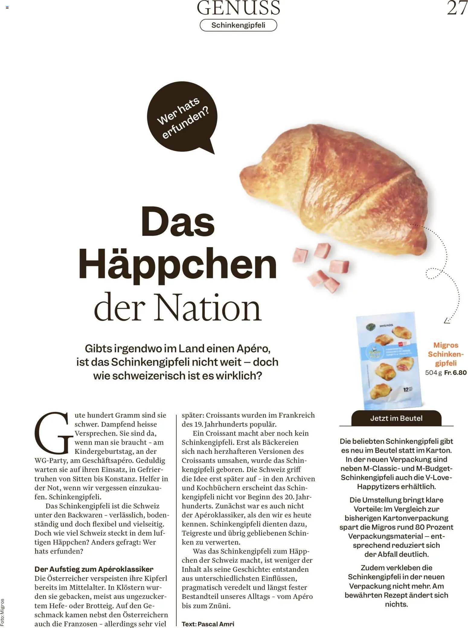 Migros aktionen Magazin