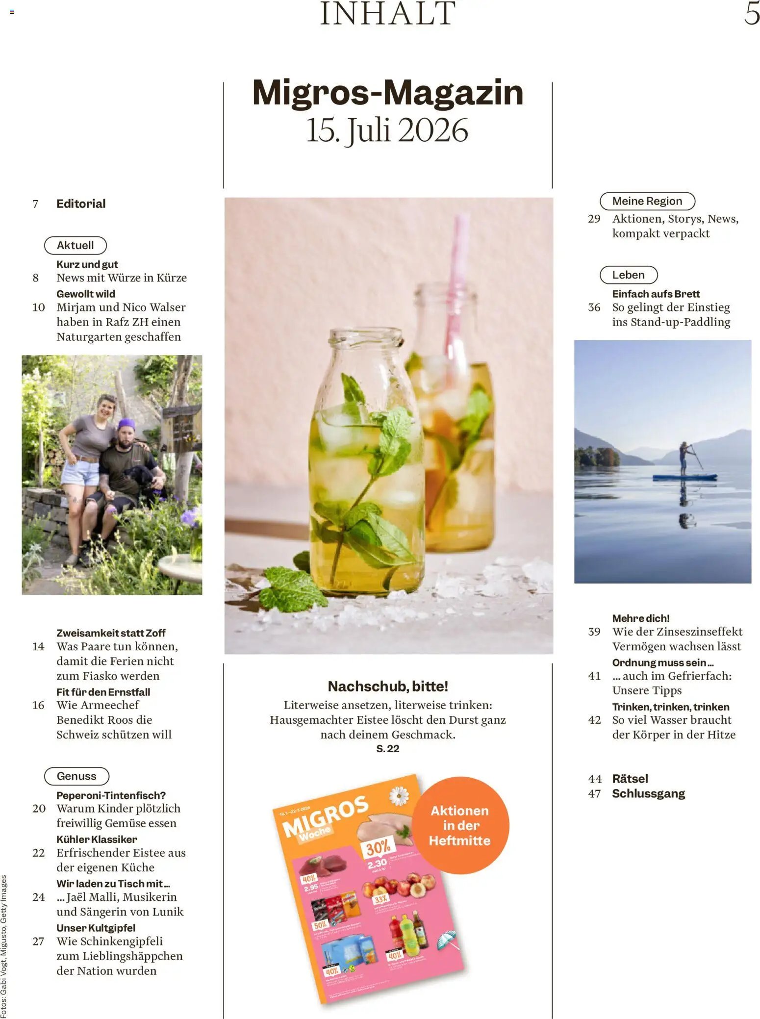Migros aktionen Magazin