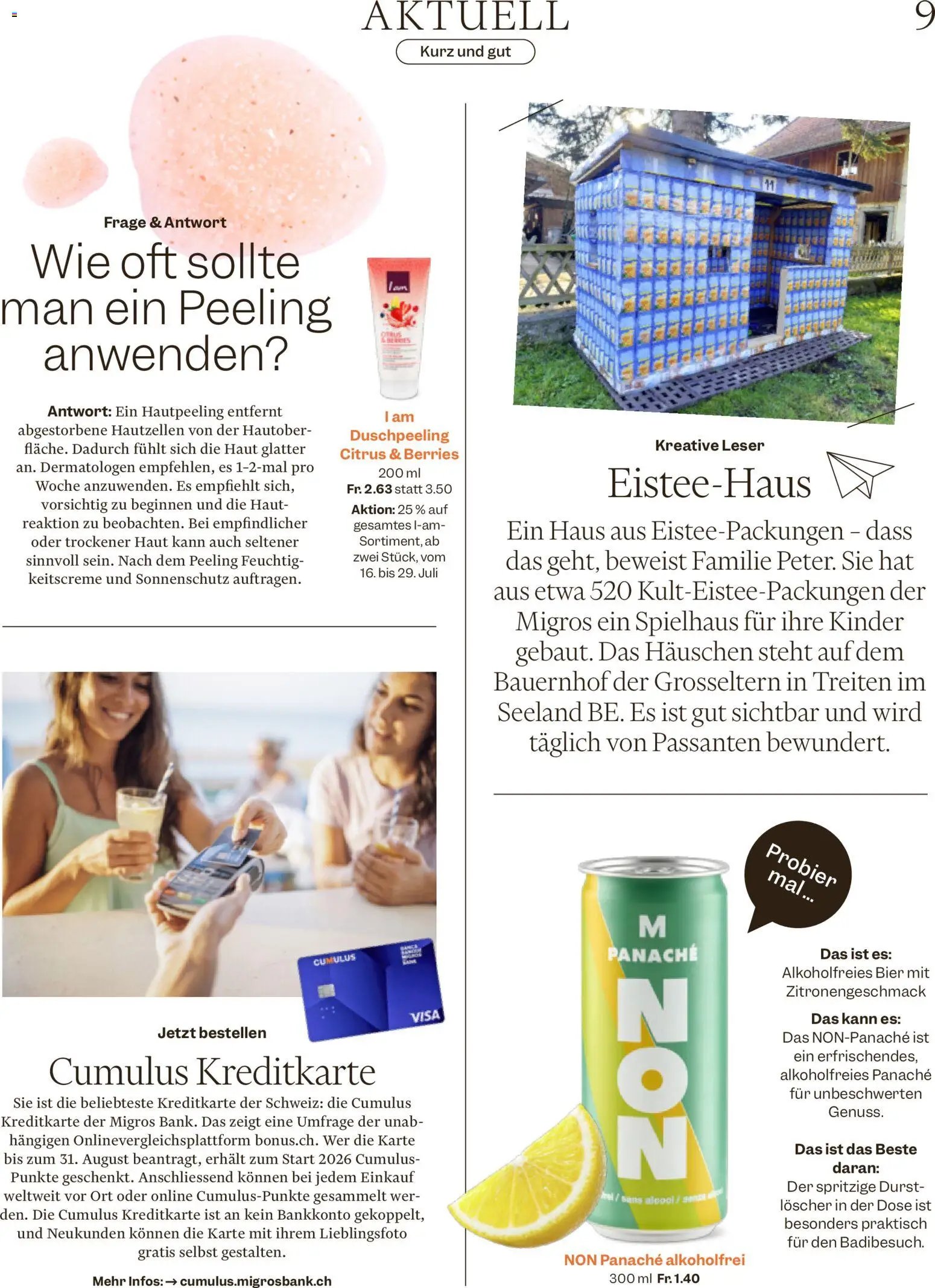 Migros aktionen Magazin