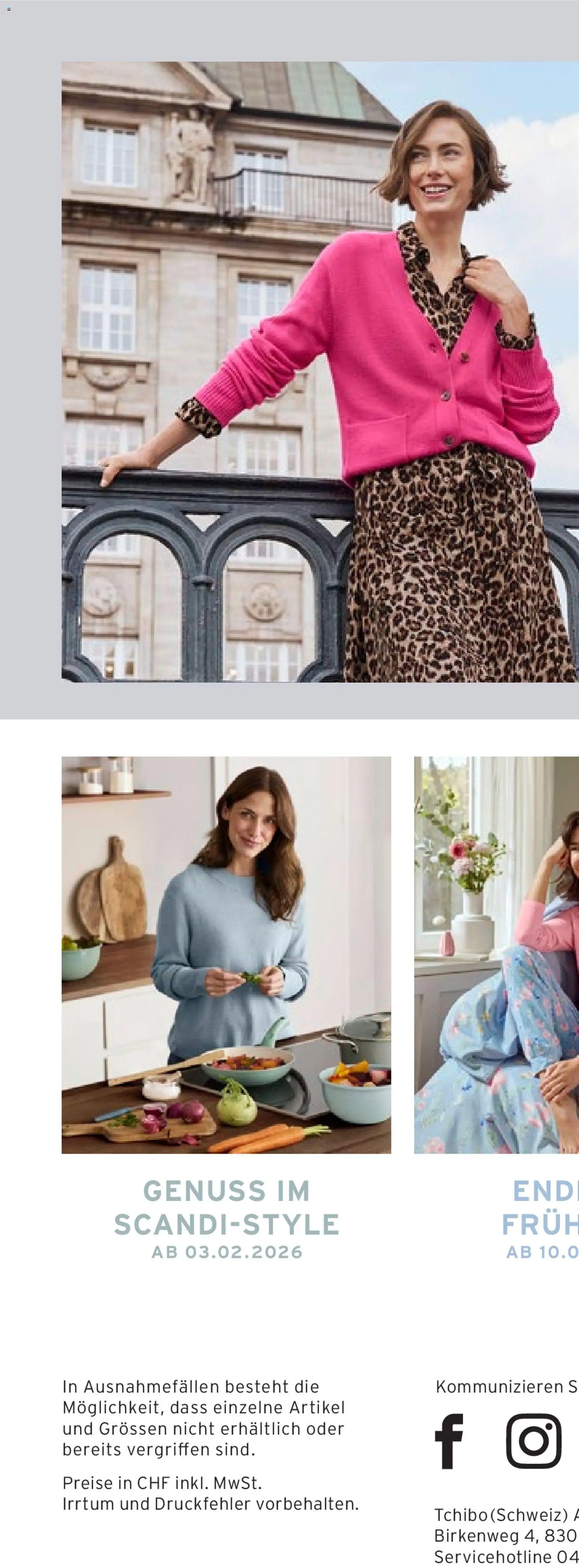 Tchibo Aktionen Momente zum Wohlfühlen (2026-01-20 - 2026-02-09)