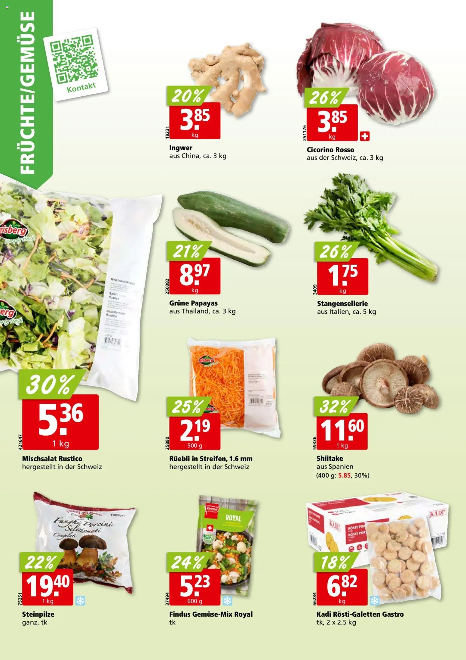 Aligro Aktionen Schlieren, Gossau SG, Frauenfeld, Rapperswil-Jona, Sargans, Bern, Brüttisellen, Pratteln, Emmen, Spreitenbach (2026-01-19 - 2026-01-24) | 2