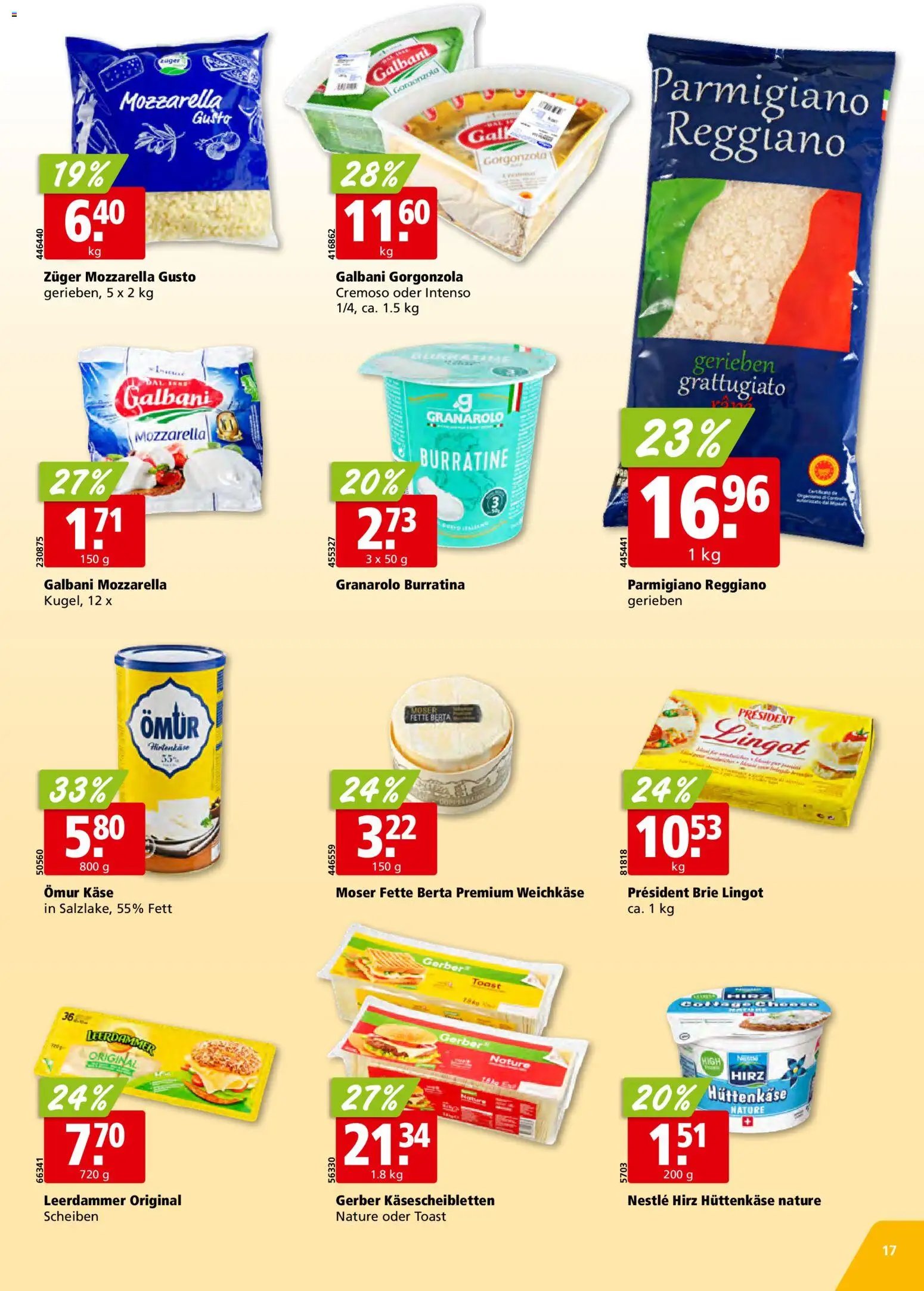 Aligro Aktionen Schlieren, Gossau SG, Frauenfeld, Rapperswil-Jona, Sargans, Bern, Brüttisellen, Pratteln, Emmen, Spreitenbach (2026-01-19 - 2026-01-24) | 17