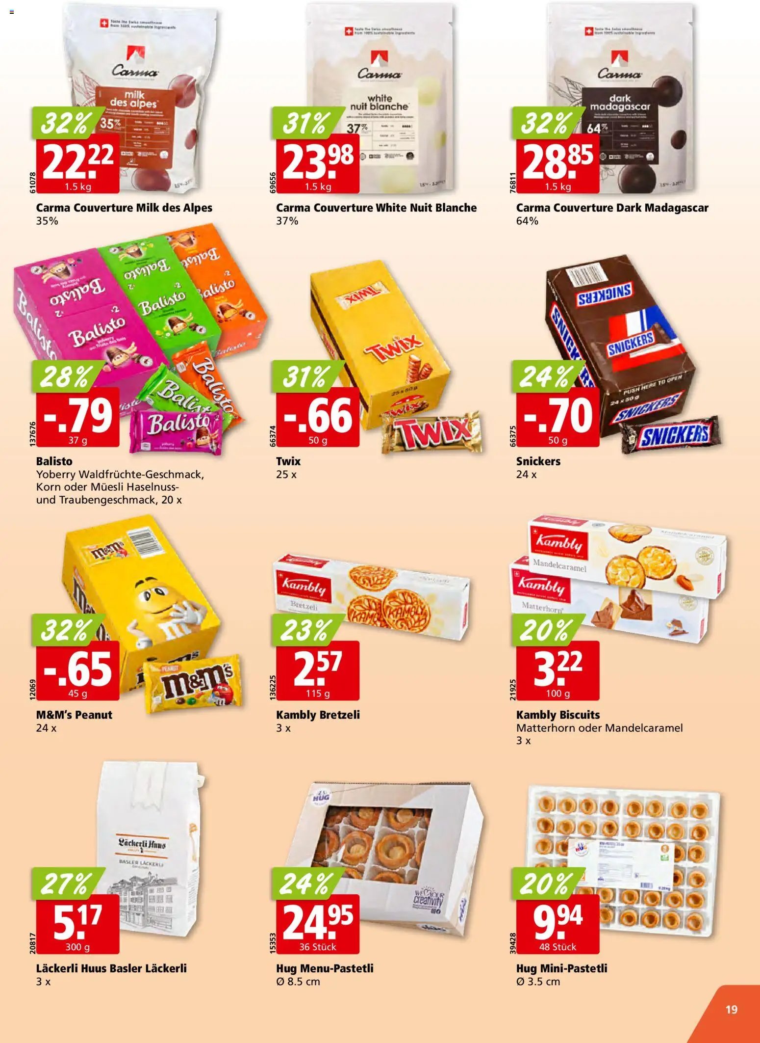 Aligro Aktionen Schlieren, Gossau SG, Frauenfeld, Rapperswil-Jona, Sargans, Bern, Brüttisellen, Pratteln, Emmen, Spreitenbach (2026-01-19 - 2026-01-24) | 19