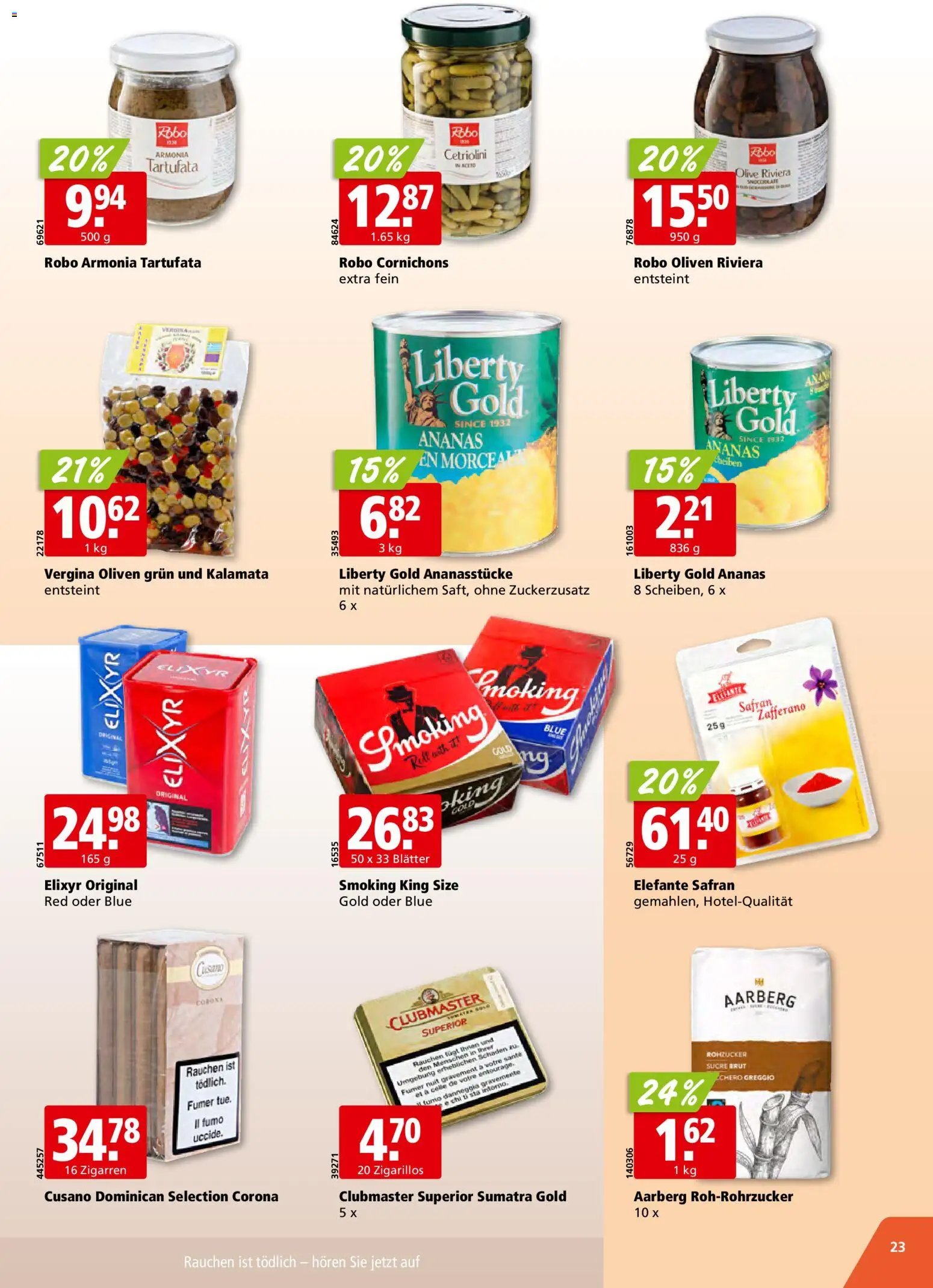 Aligro Aktionen Schlieren, Gossau SG, Frauenfeld, Rapperswil-Jona, Sargans, Bern, Brüttisellen, Pratteln, Emmen, Spreitenbach (2026-01-19 - 2026-01-24) | 23