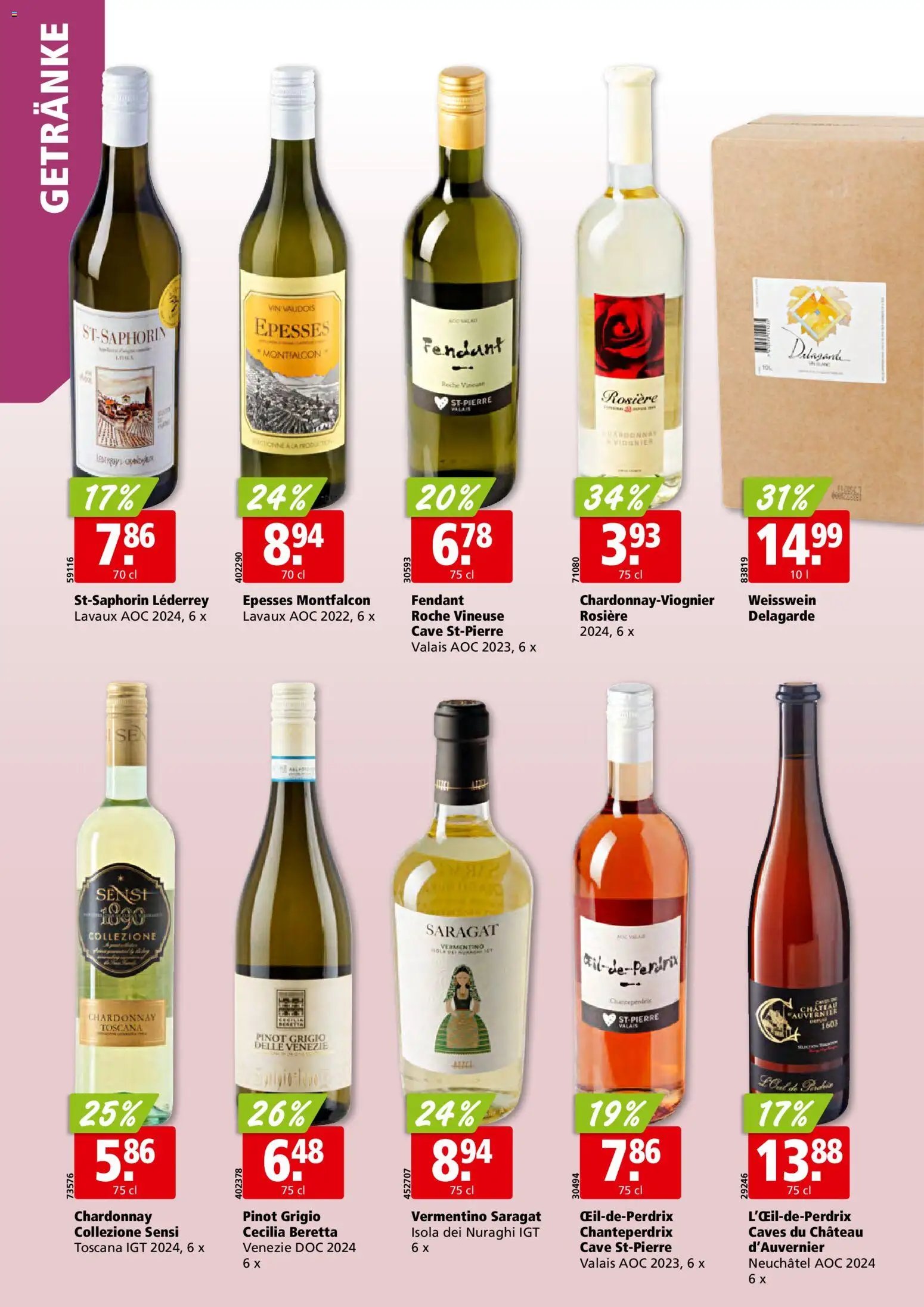 Aligro Aktionen Schlieren, Gossau SG, Frauenfeld, Rapperswil-Jona, Sargans, Bern, Brüttisellen, Pratteln, Emmen, Spreitenbach (2026-01-19 - 2026-01-24) | 24