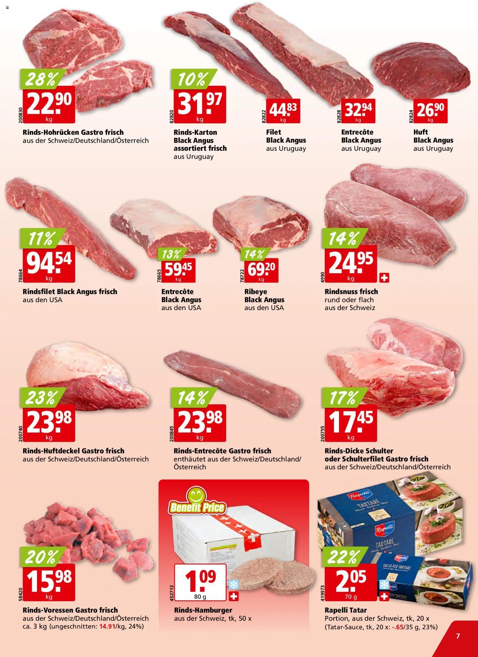 Aligro Aktionen Schlieren, Gossau SG, Frauenfeld, Rapperswil-Jona, Sargans, Bern, Brüttisellen, Pratteln, Emmen, Spreitenbach (2026-01-19 - 2026-01-24) | 7