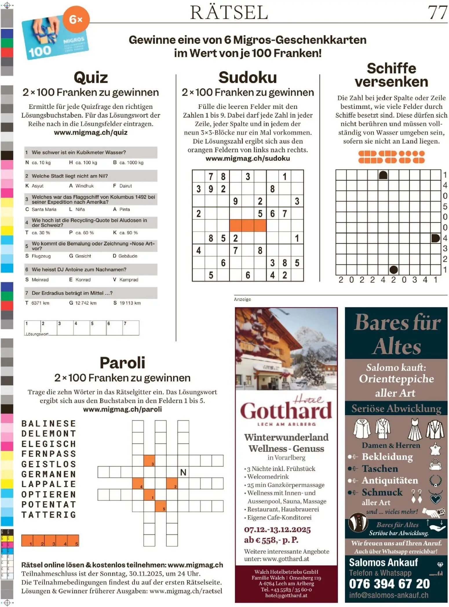 Migros Magazin (2025-11-24 - 2025-12-01)