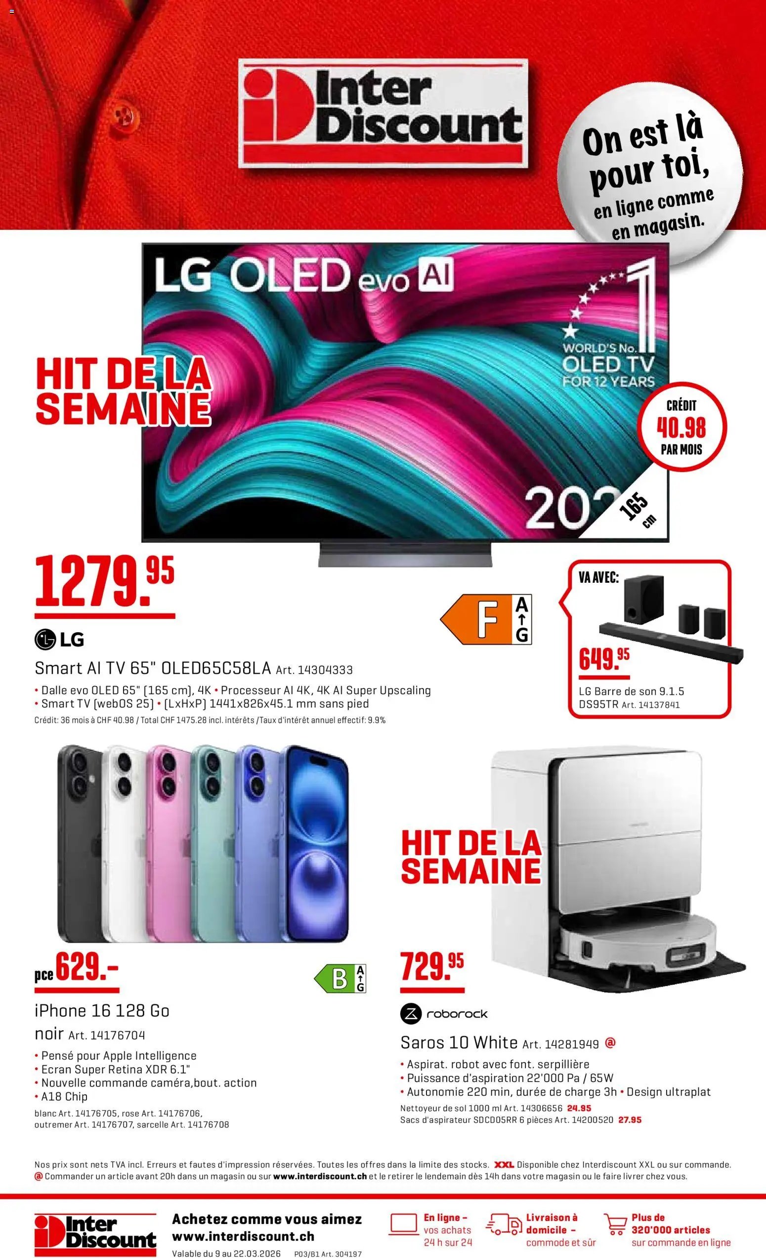 Interdiscount aktionen FR (2026-03-09 - 2026-03-22)