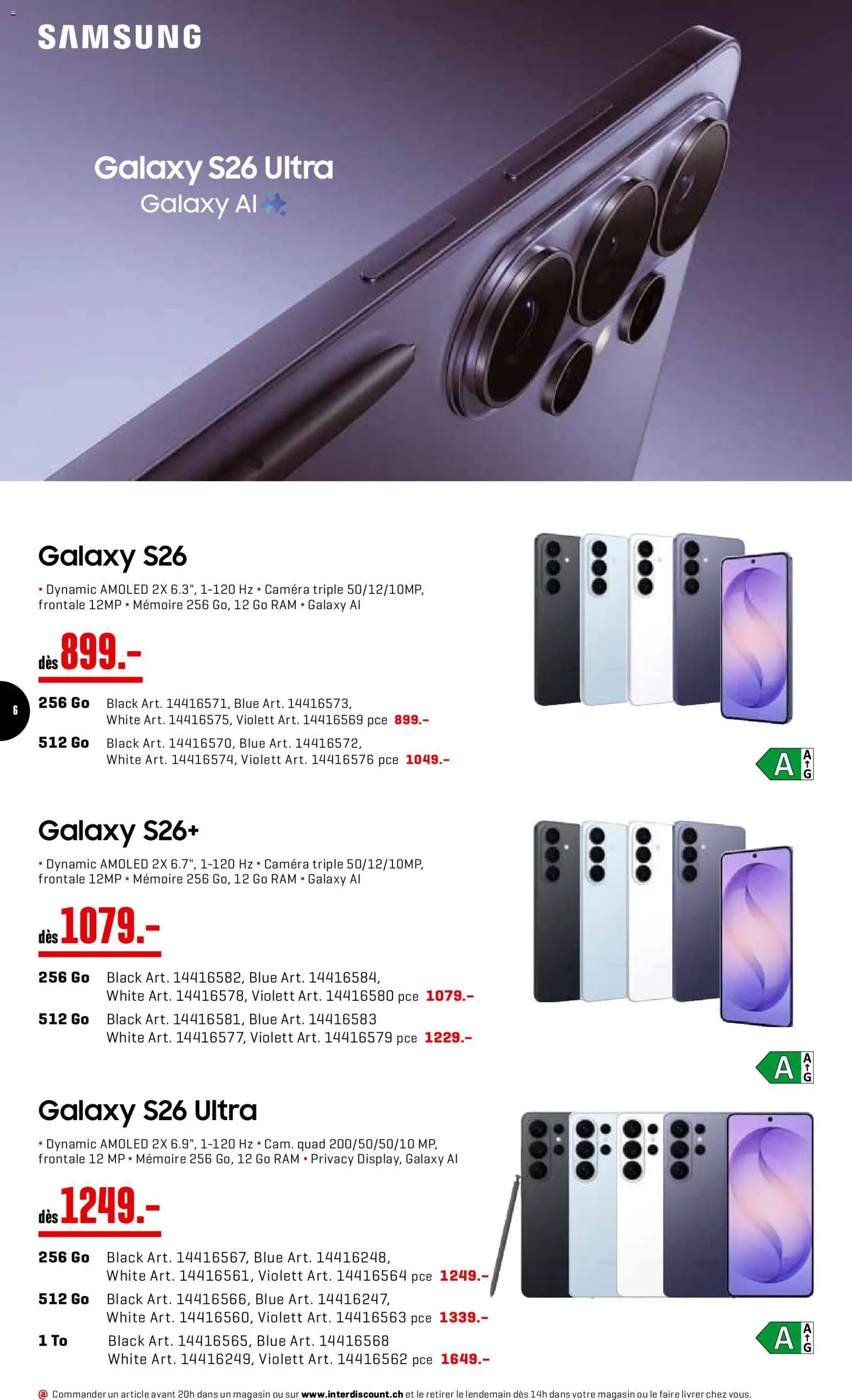 Interdiscount aktionen FR (2026-03-09 - 2026-03-22)