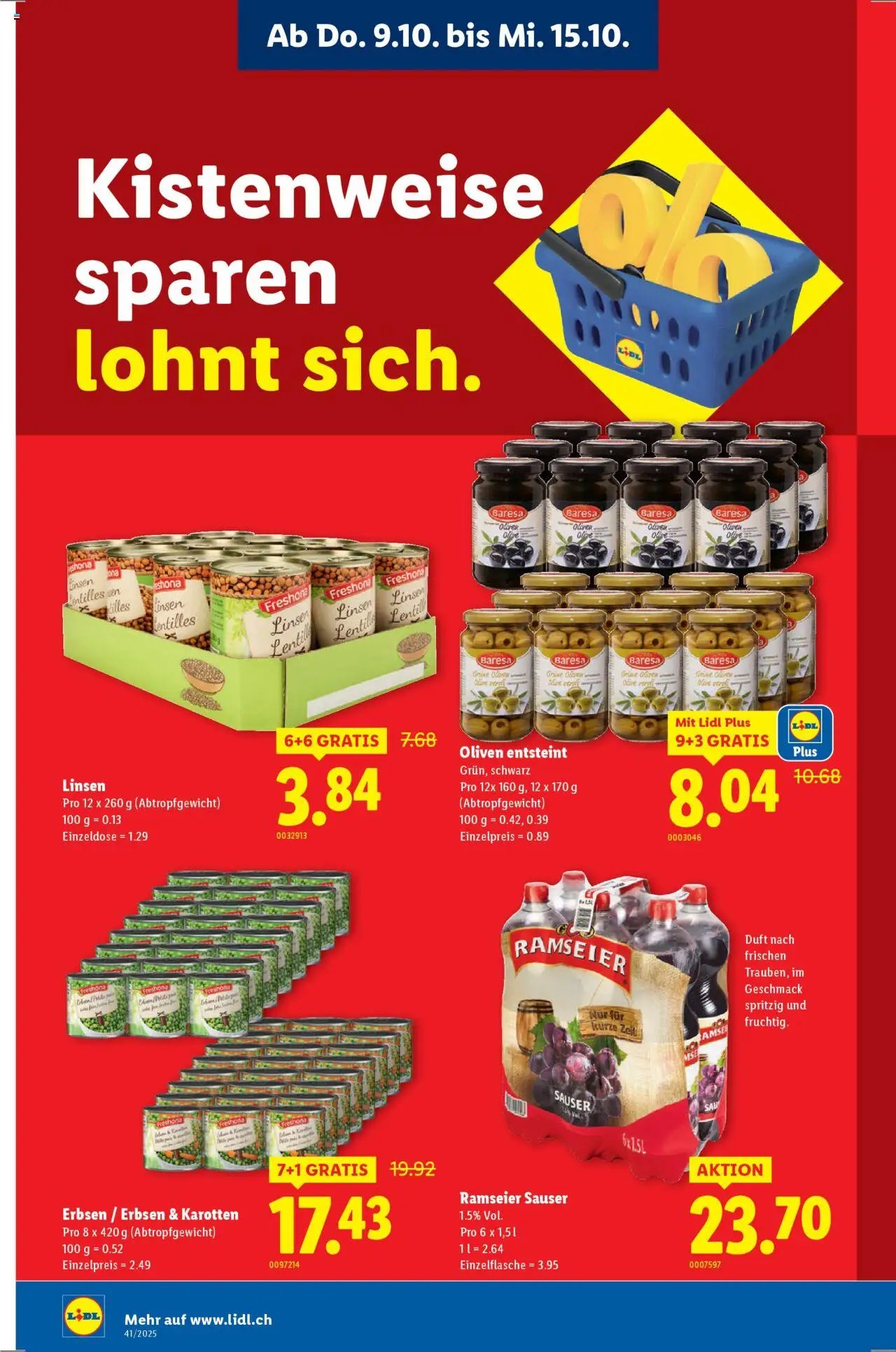Lidl Aktionen (2025-10-09 - 2025-10-15)