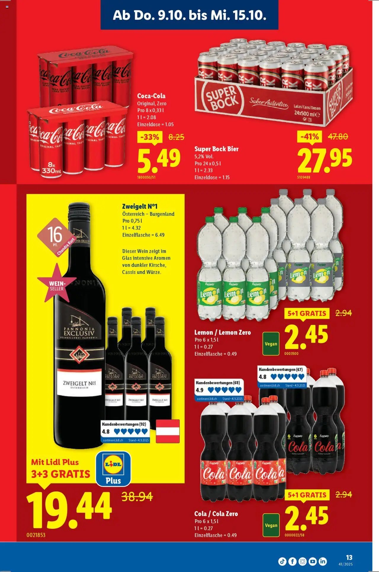 Lidl Aktionen (2025-10-09 - 2025-10-15)