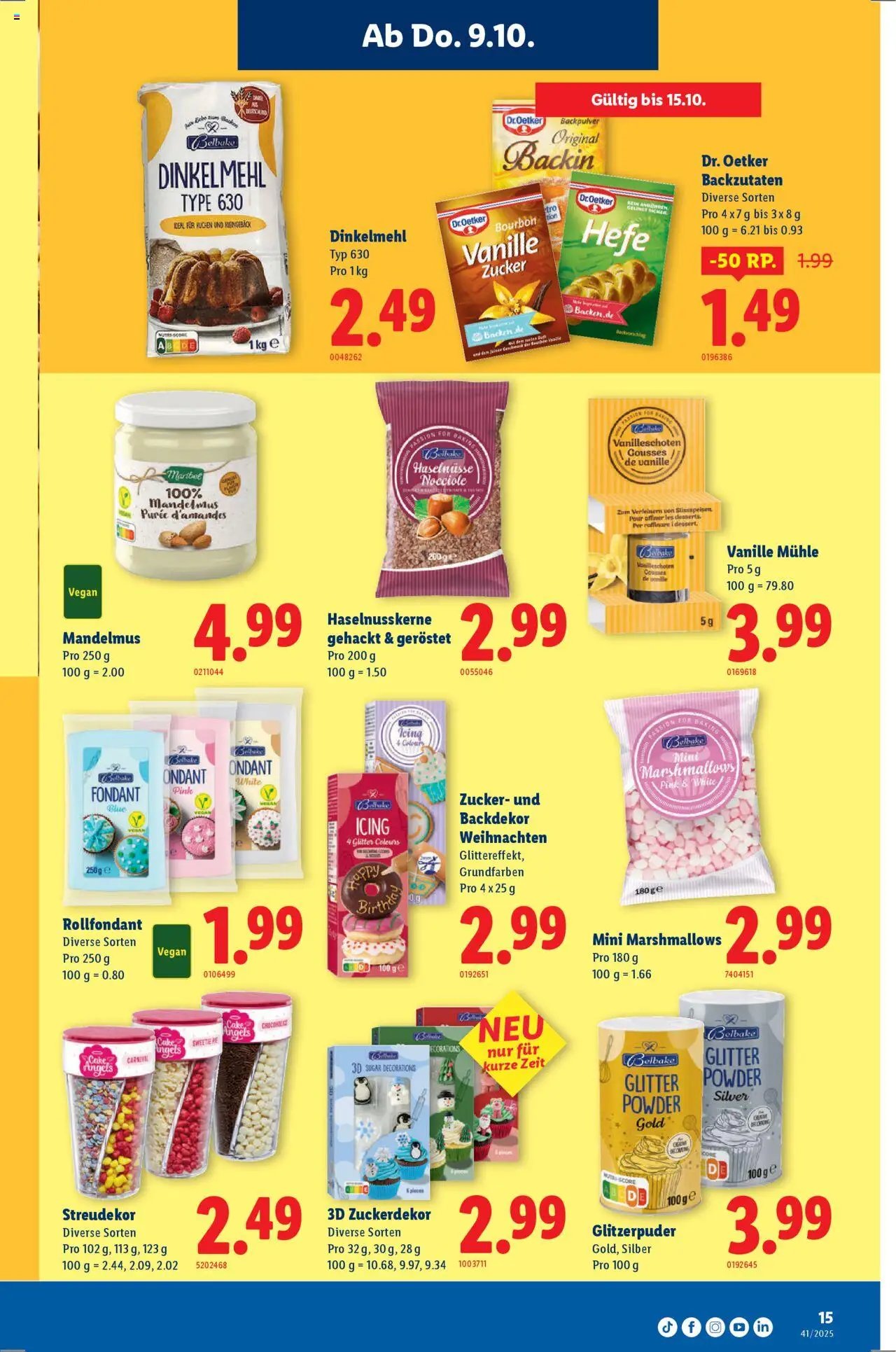 Lidl Aktionen (2025-10-09 - 2025-10-15)