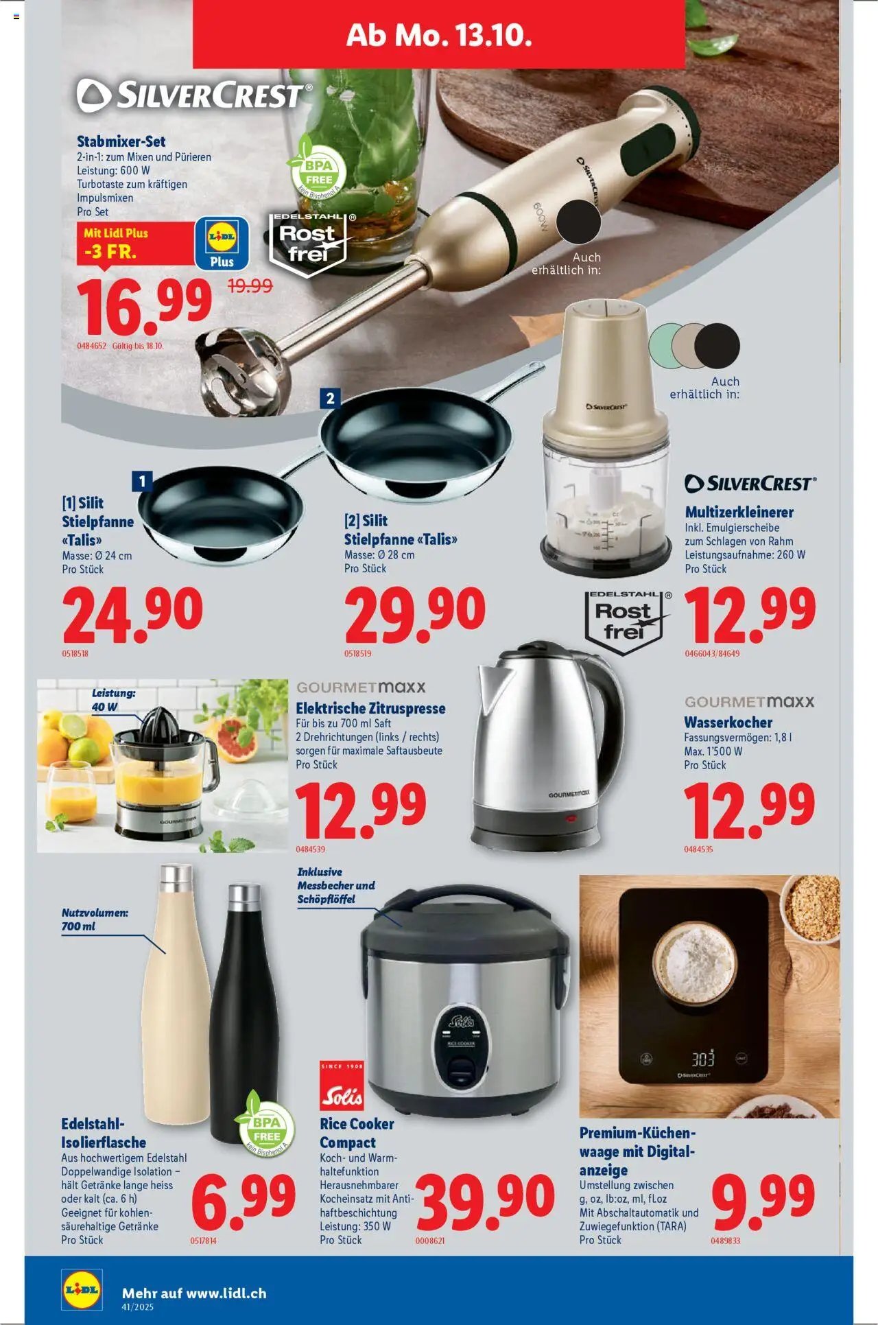 Lidl Aktionen (2025-10-09 - 2025-10-15)