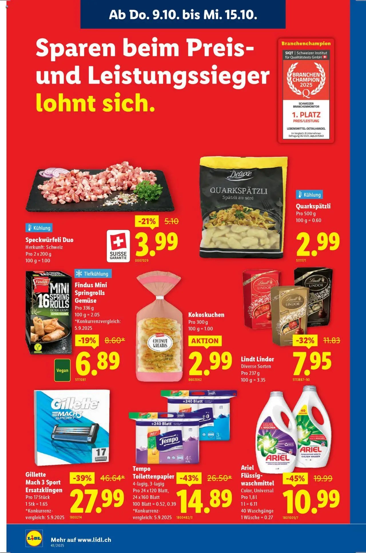 Lidl Aktionen (2025-10-09 - 2025-10-15)