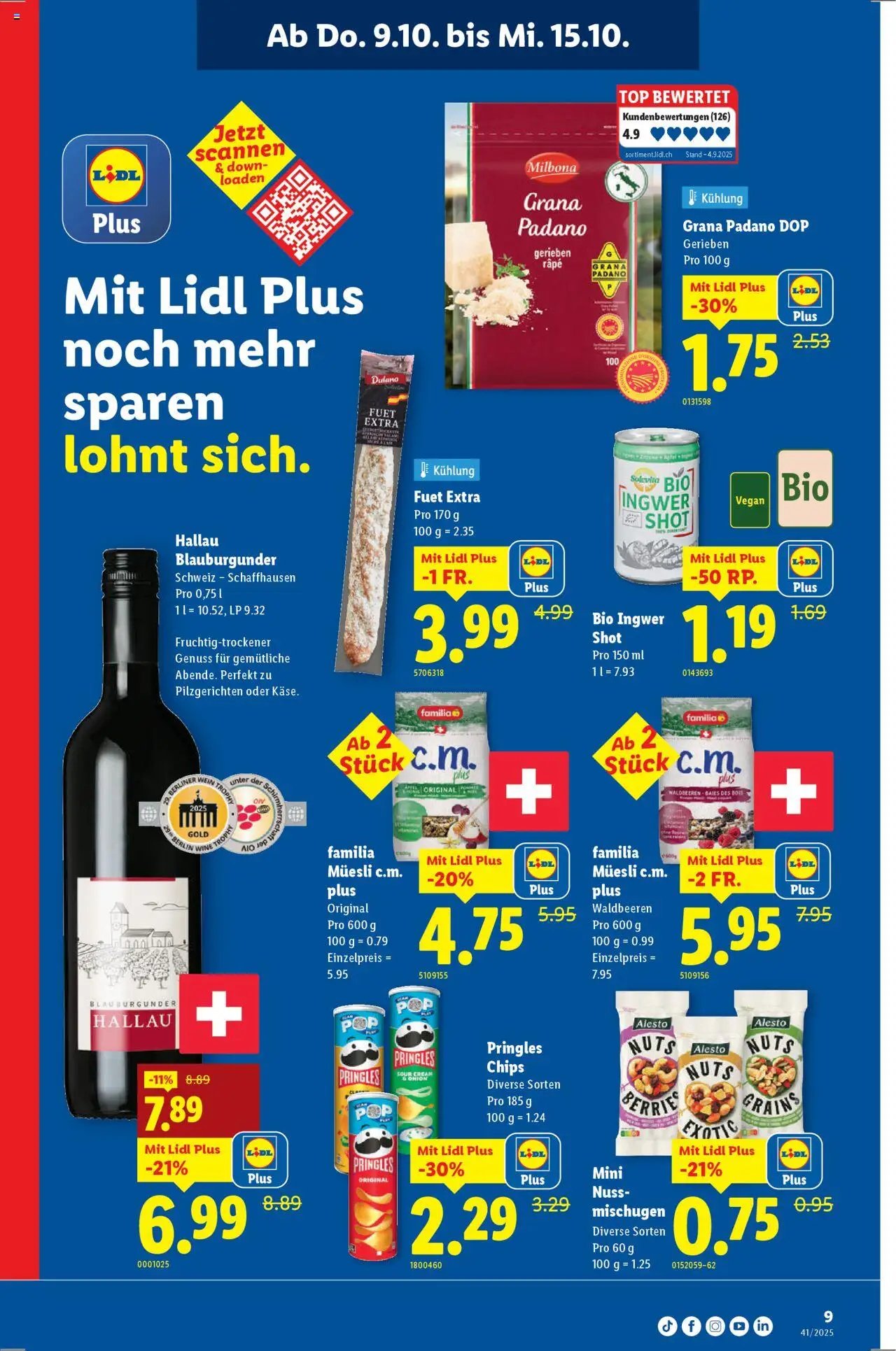 Lidl Aktionen (2025-10-09 - 2025-10-15)