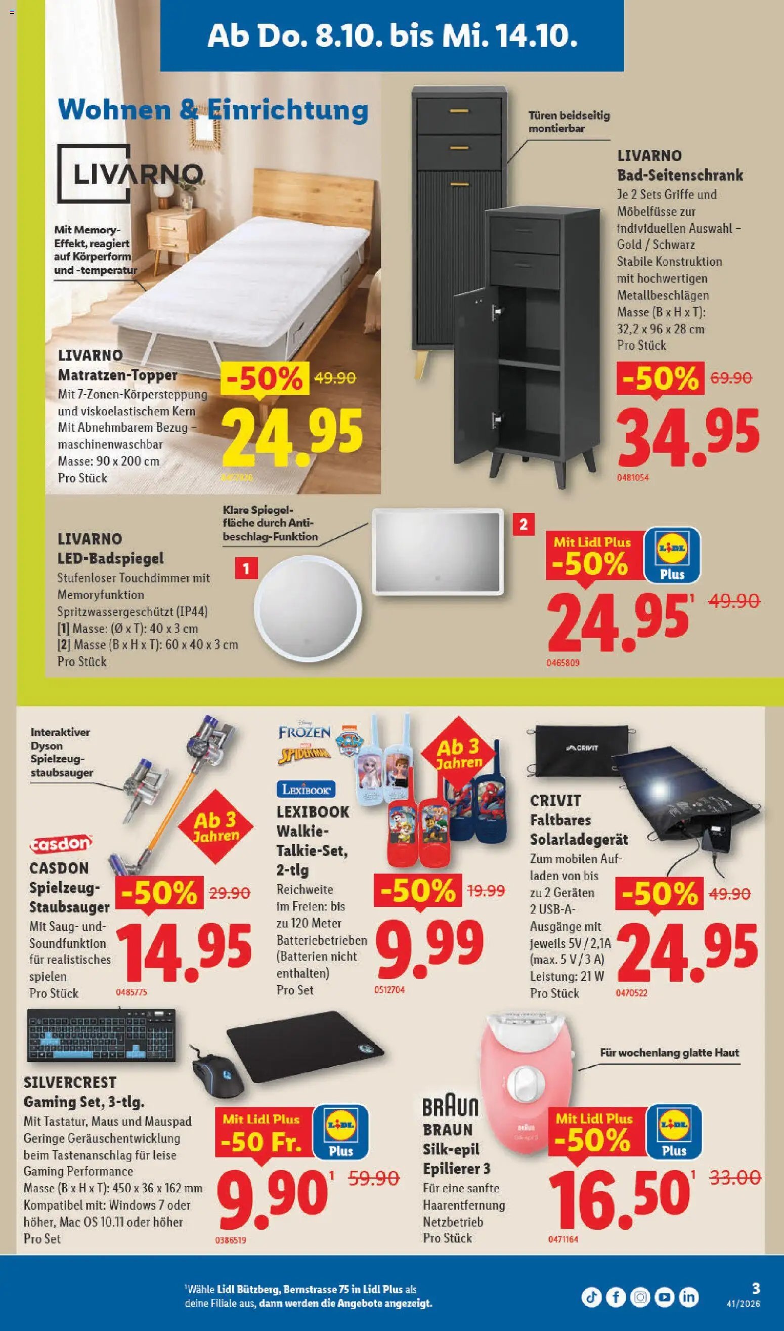Lidl aktionen Bützberg Neueröffnung
