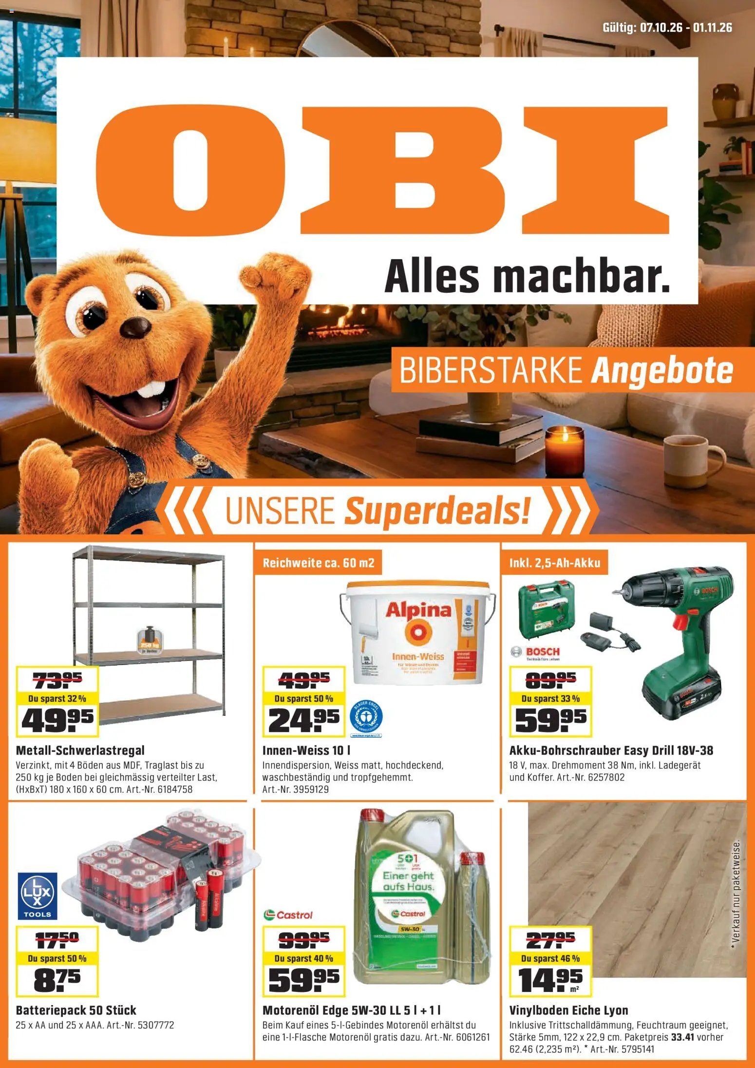 OBI aktionen St. Gallen