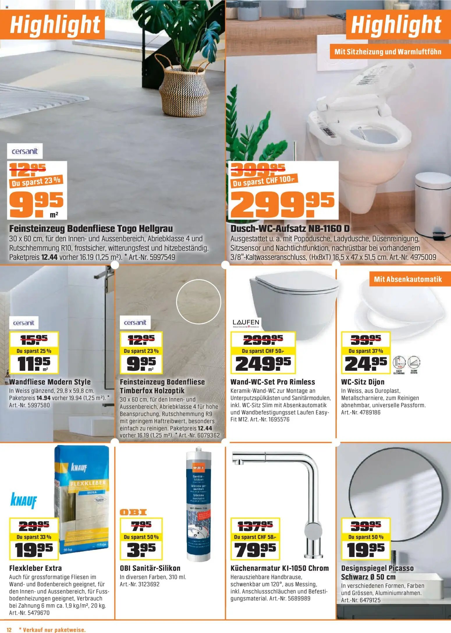 OBI - UNSERE SUPERDEALS!