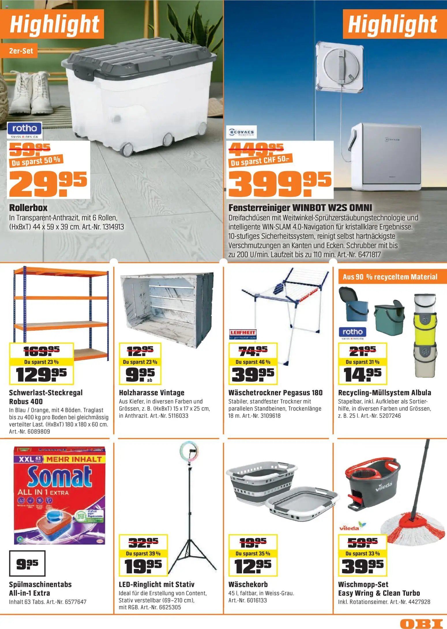 OBI - UNSERE SUPERDEALS!