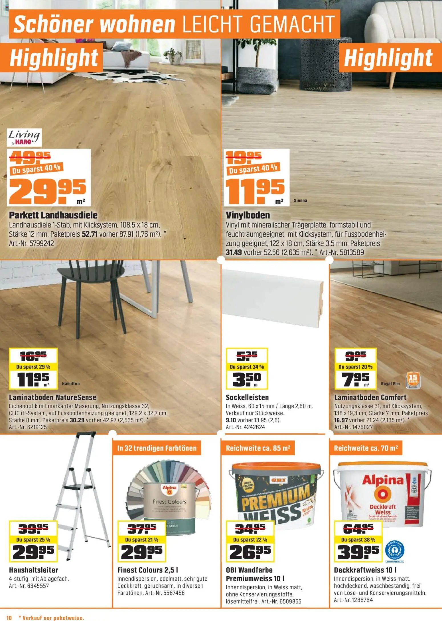 OBI - UNSERE SUPERDEALS!