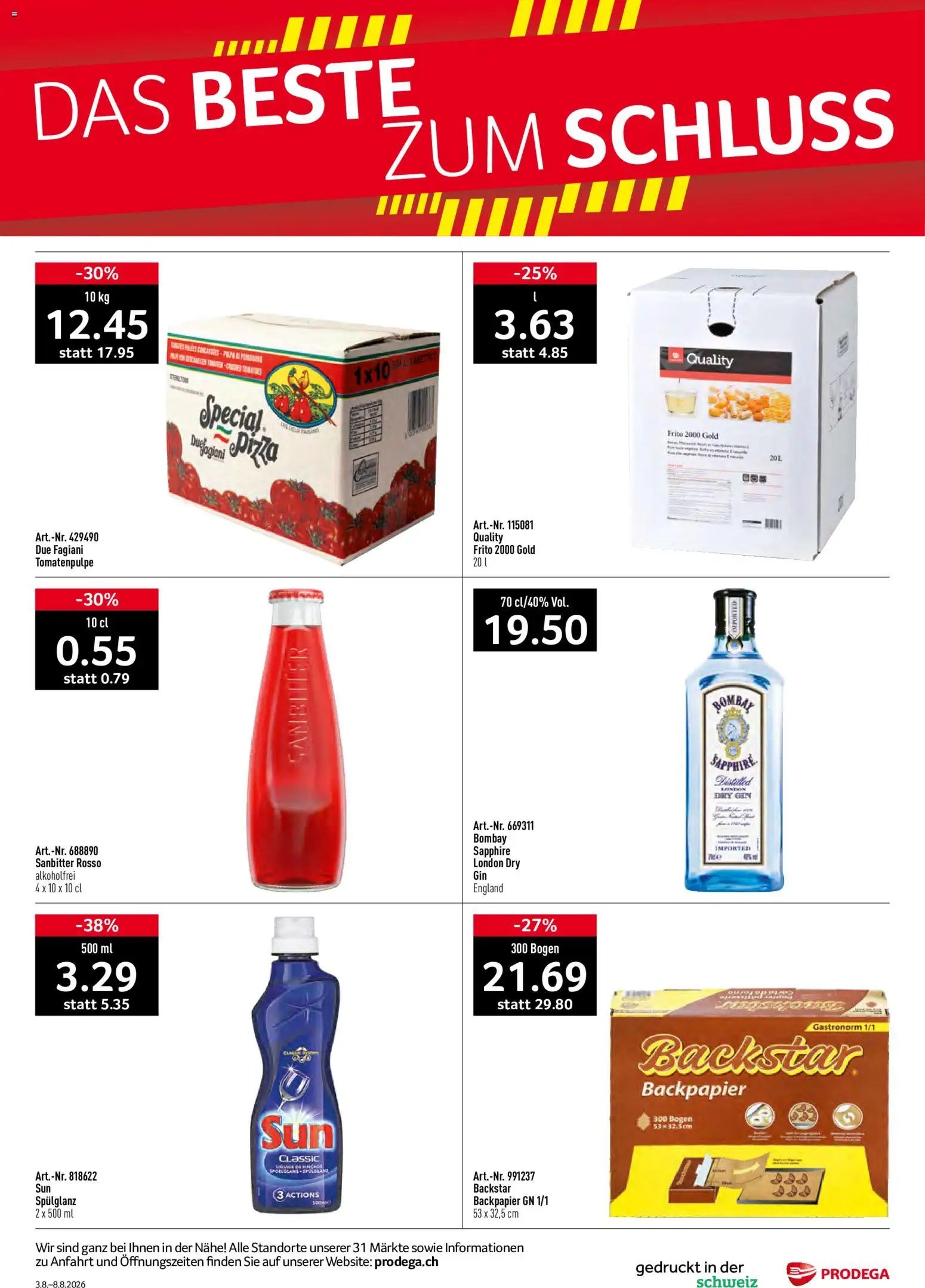 Prodega aktionen