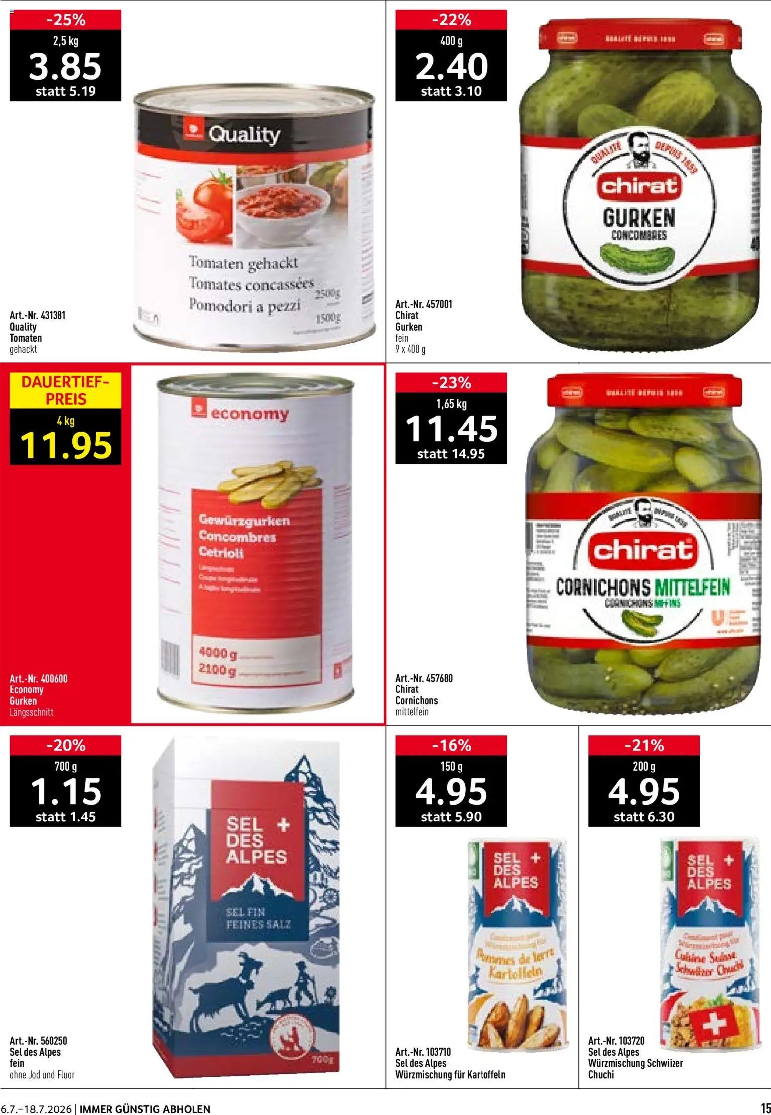 Prodega Aktionen Take Away