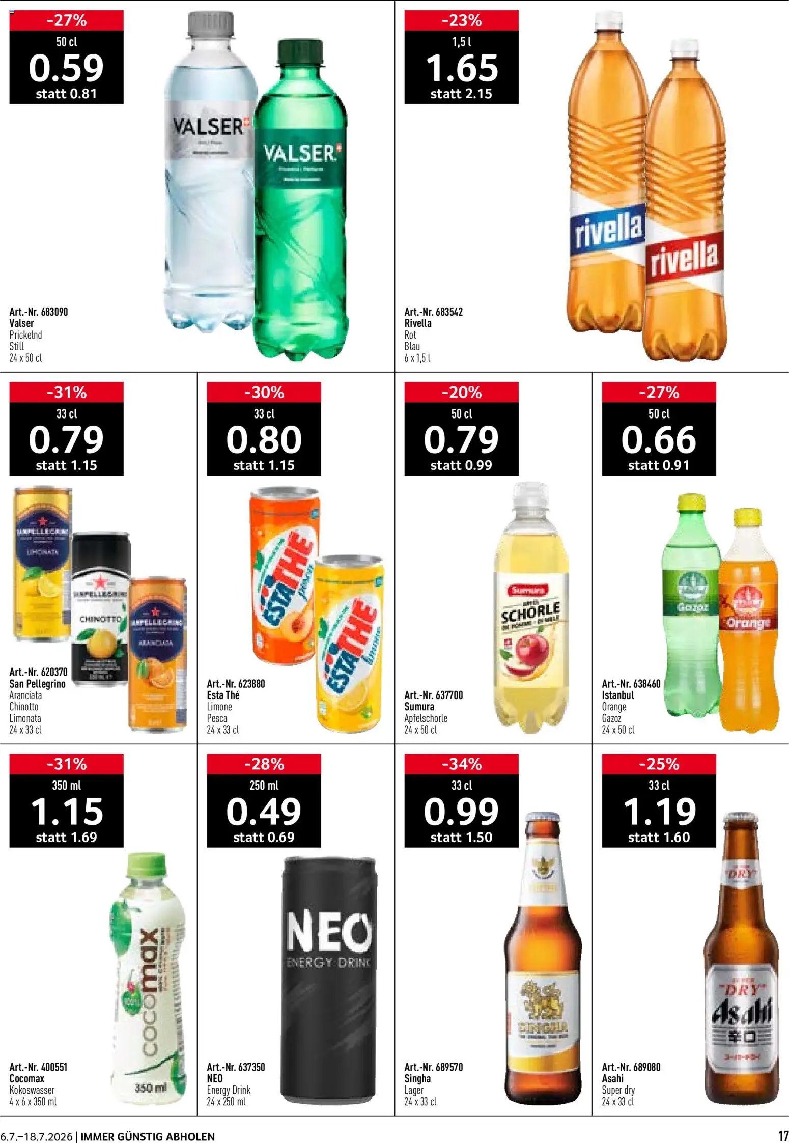 Prodega Aktionen Take Away