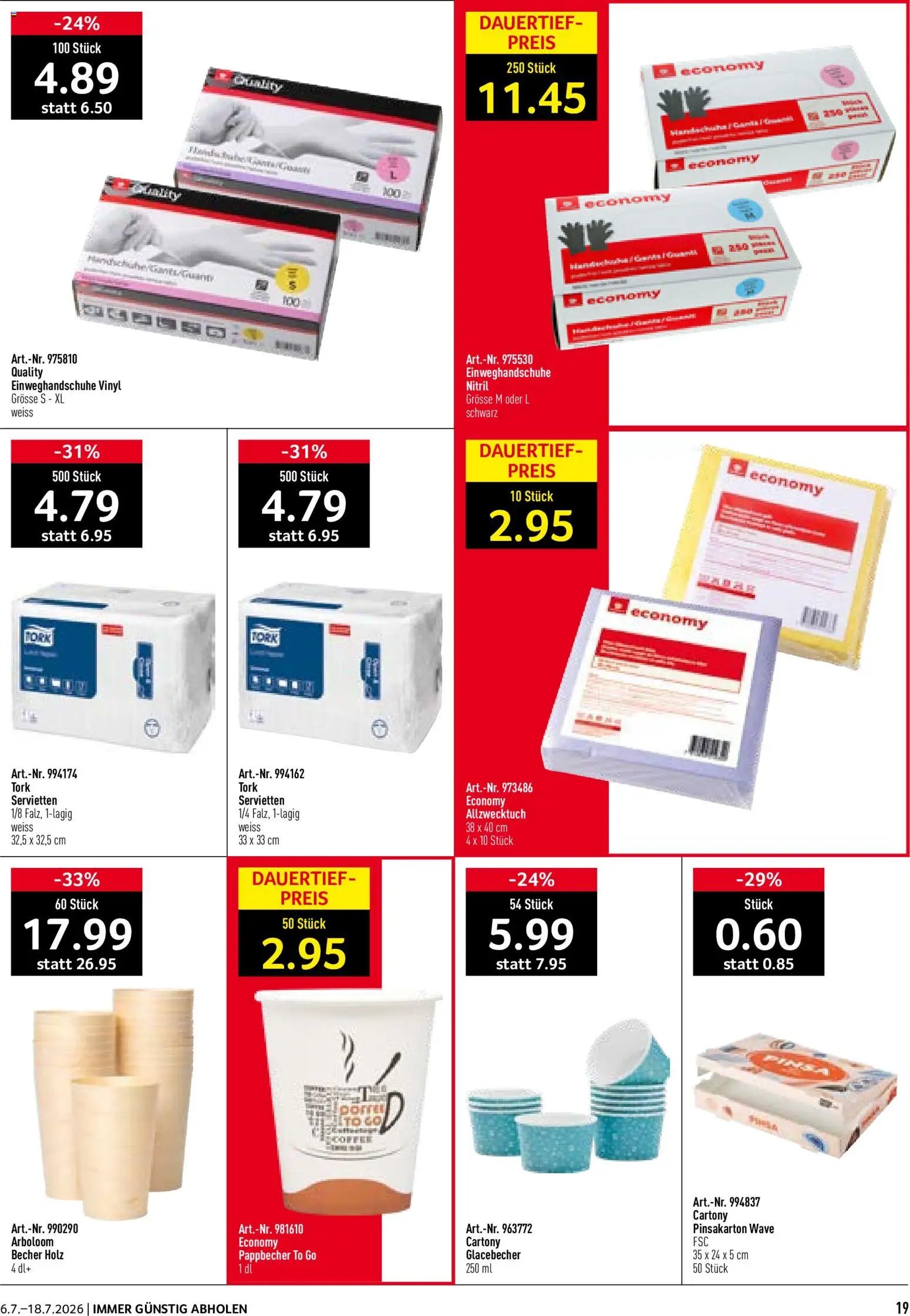Prodega Aktionen Take Away