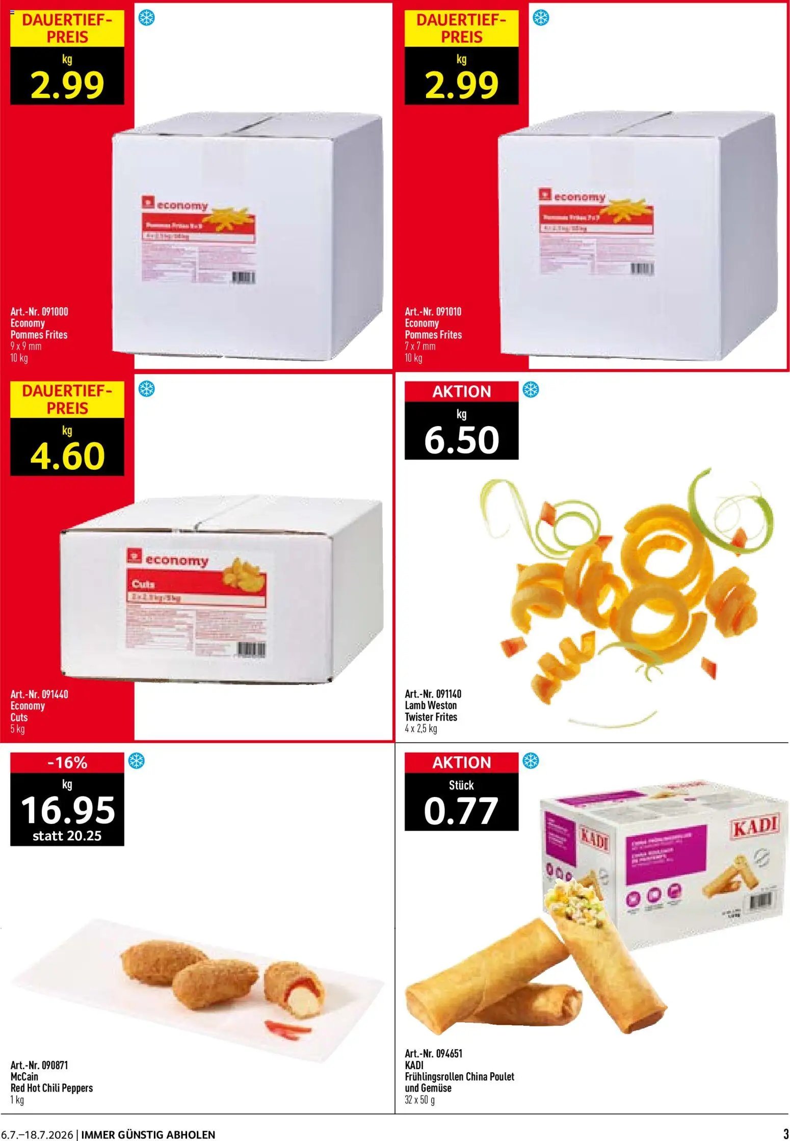 Prodega Aktionen Take Away