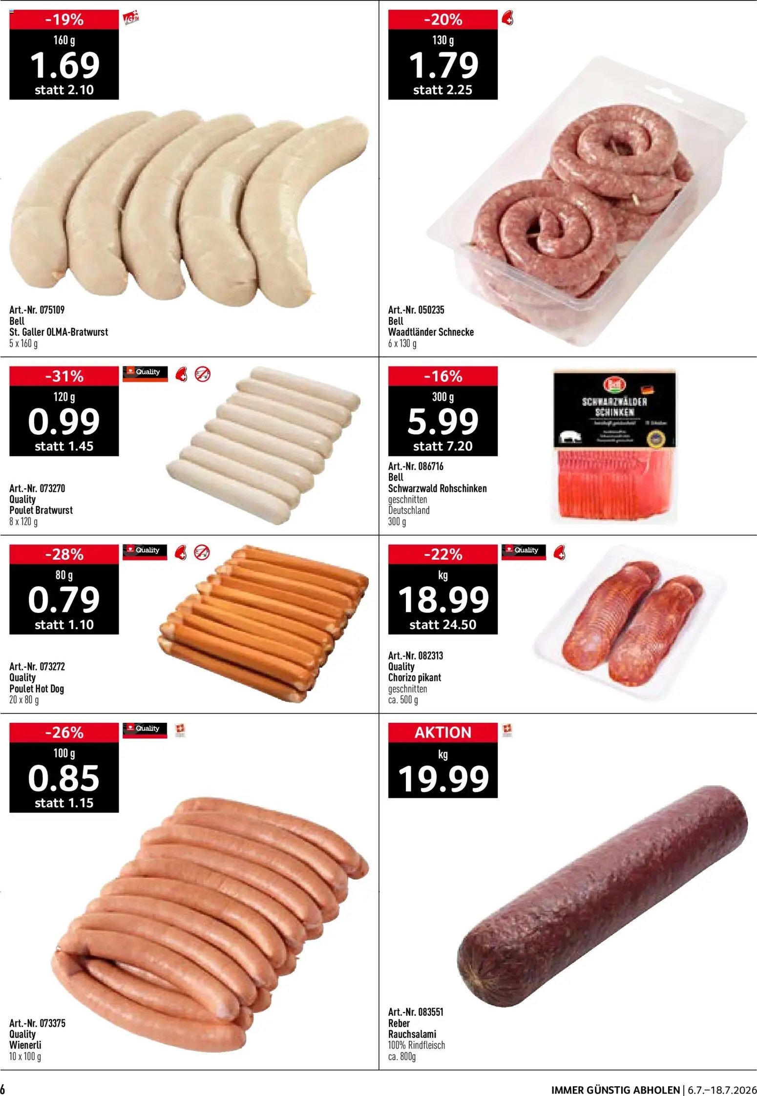 Prodega Aktionen Take Away