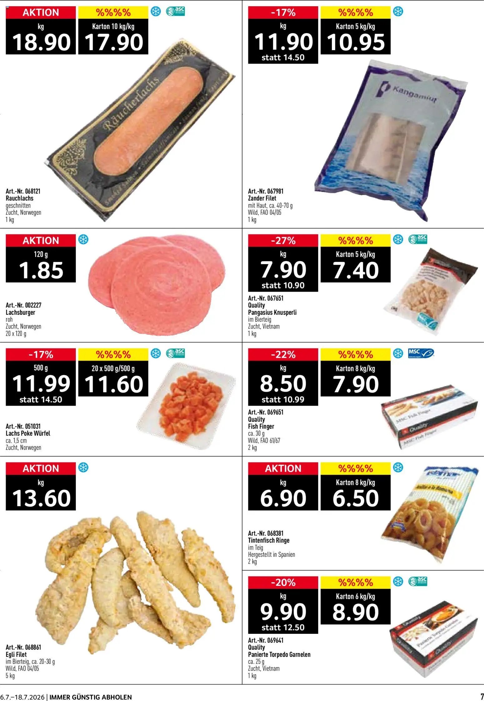 Prodega Aktionen Take Away