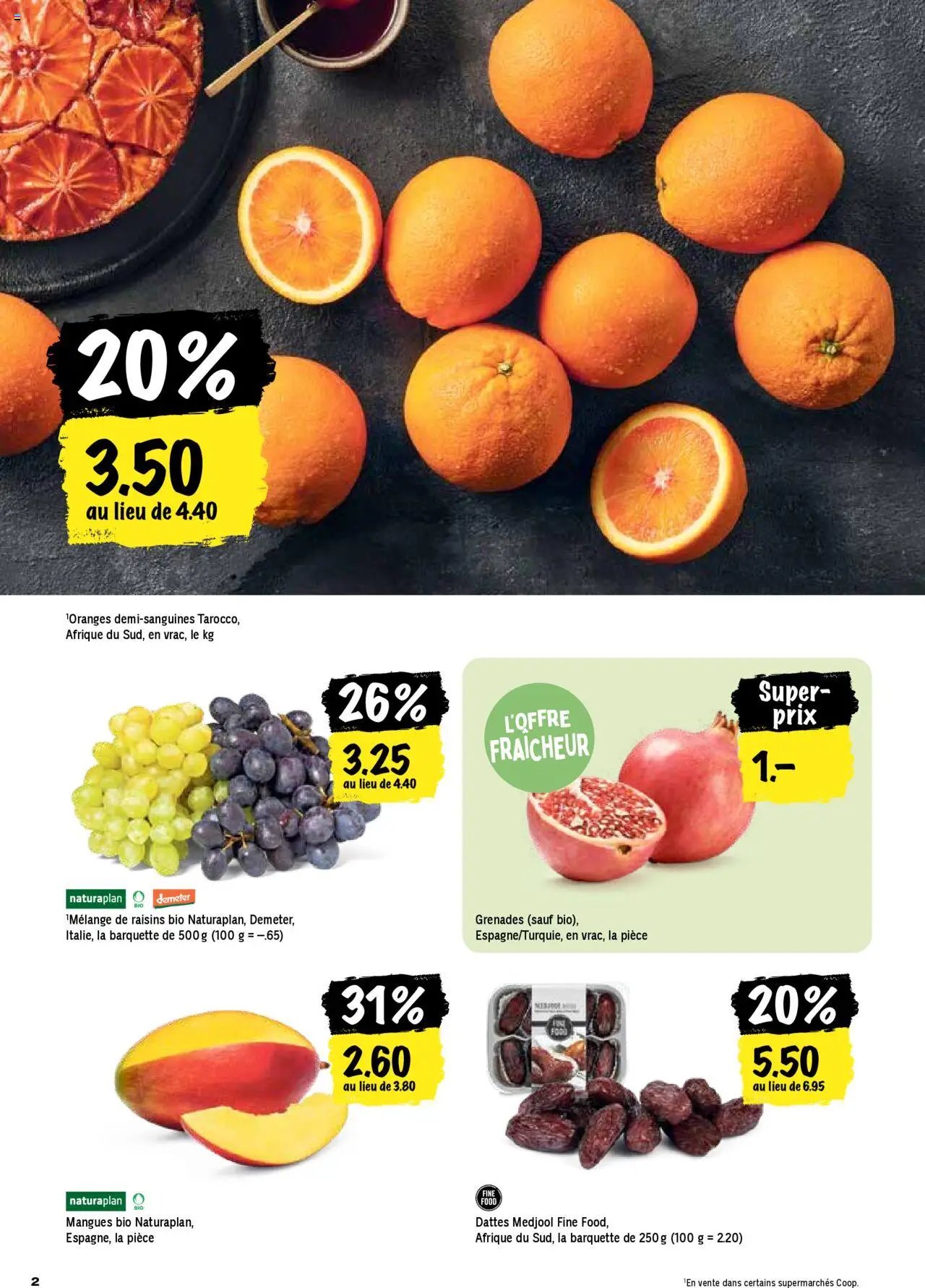 Coop - Les actions de la semaine (2025-10-16 - 2025-10-22)