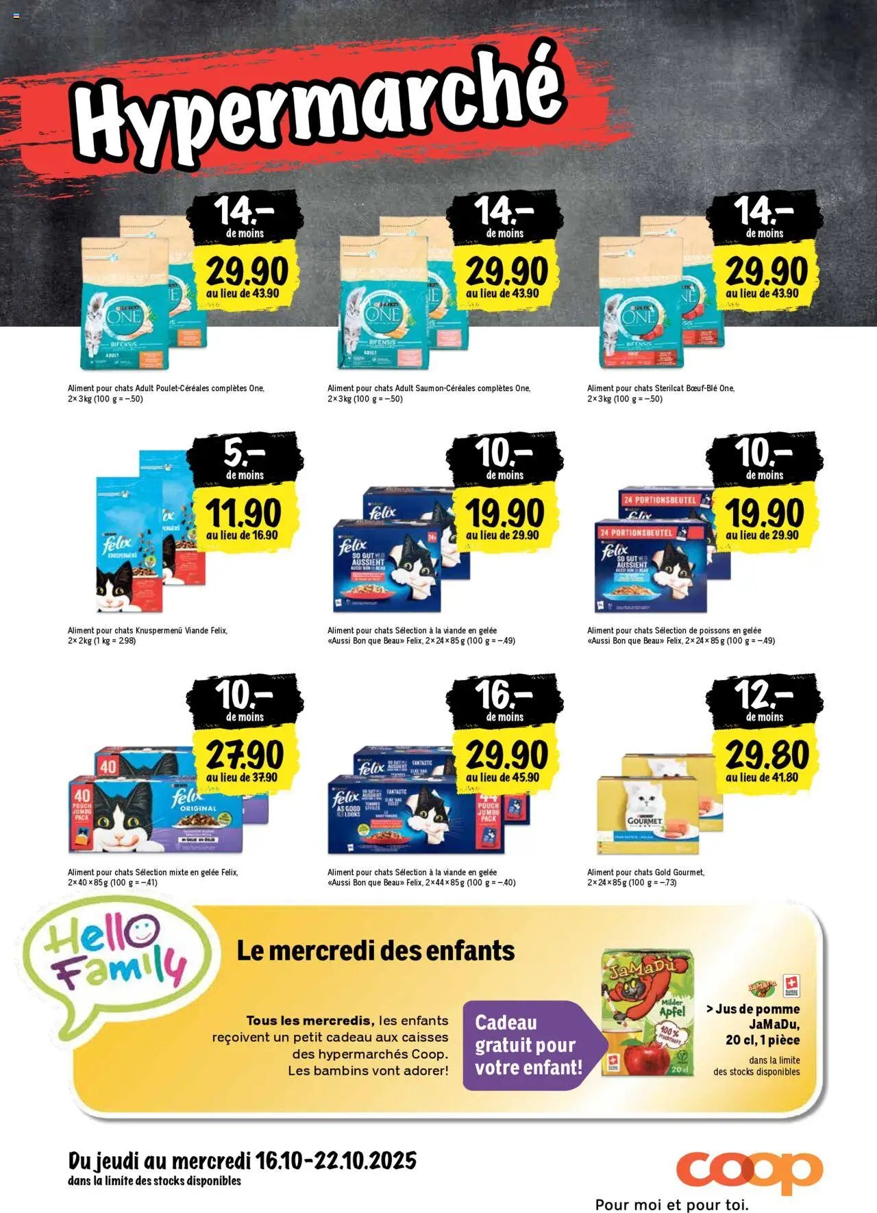 Coop - Les actions de la semaine (2025-10-16 - 2025-10-22)