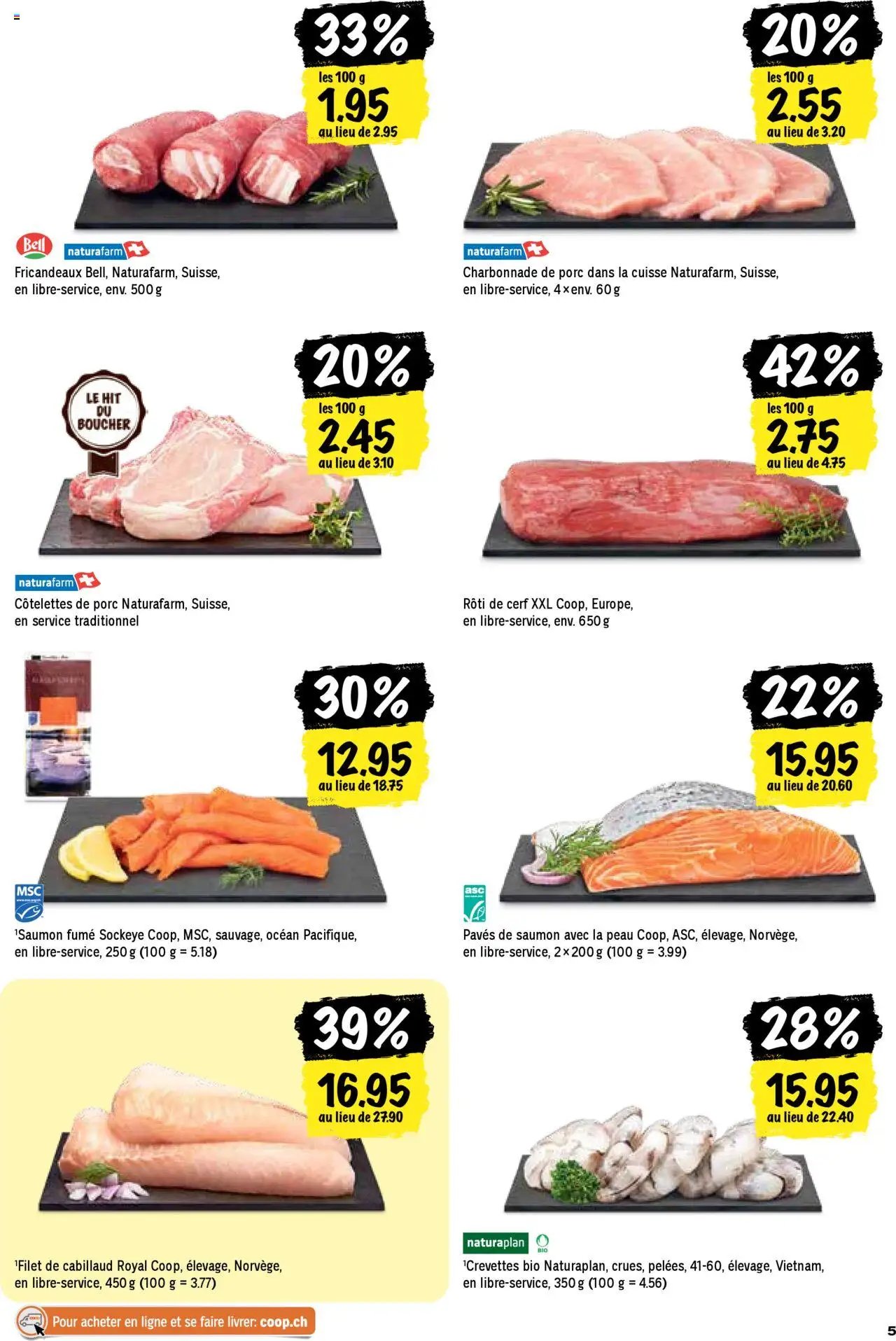 Coop - Les actions de la semaine (2025-10-16 - 2025-10-22)