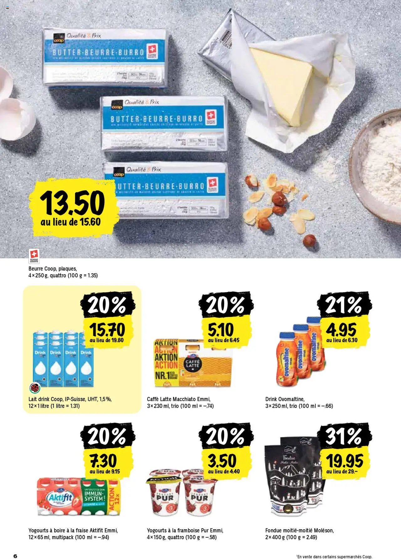 Coop - Les actions de la semaine (2025-10-16 - 2025-10-22)
