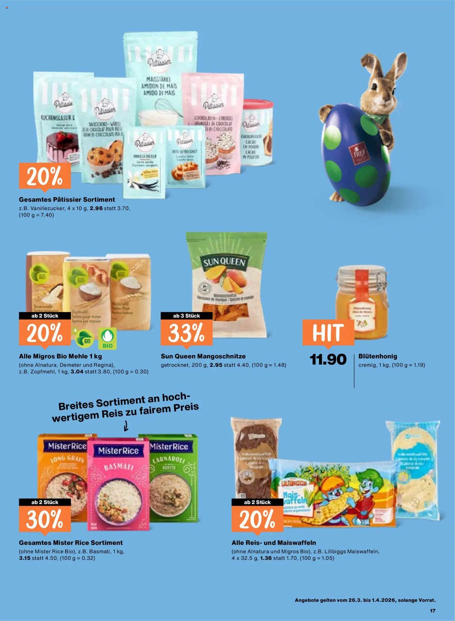 Migros aktionen (2026-03-26 - 2026-04-01)