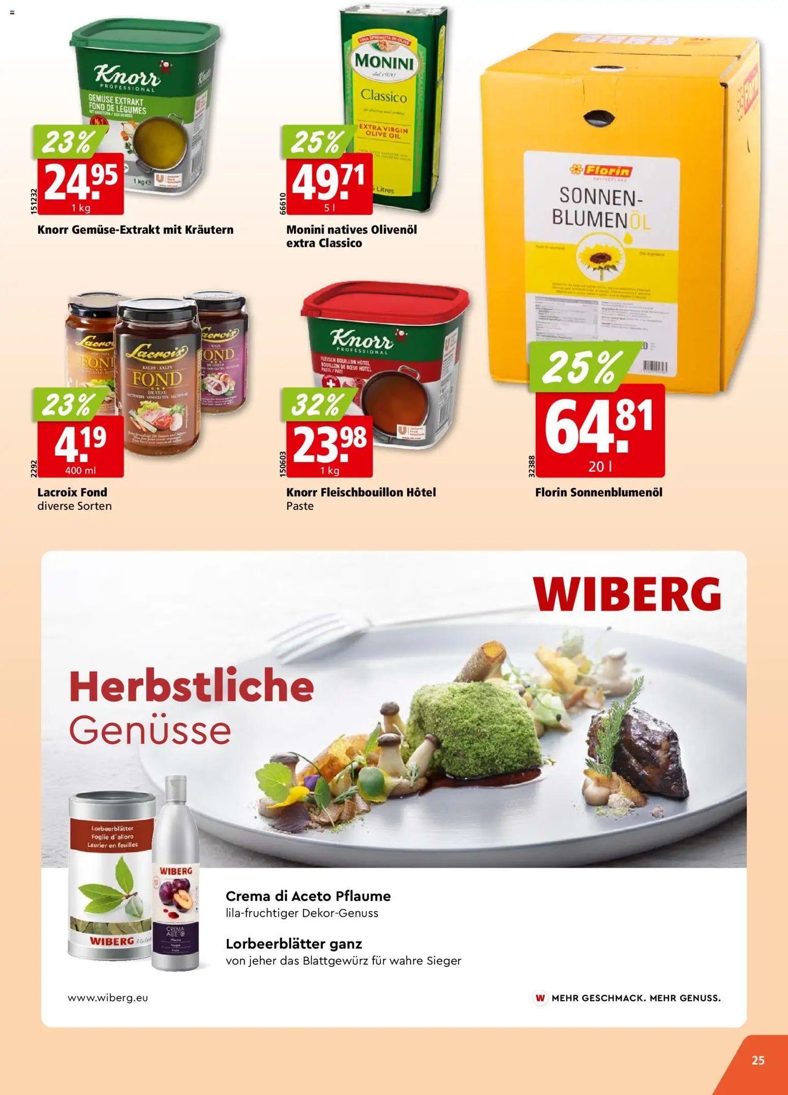 Aligro Aktionen Schlieren, Gossau SG, Frauenfeld, Rapperswil-Jona, Sargans, Bern, Brüttisellen, Pratteln, Emmen, Spreitenbach (2025-10-27 - 2025-11-01)