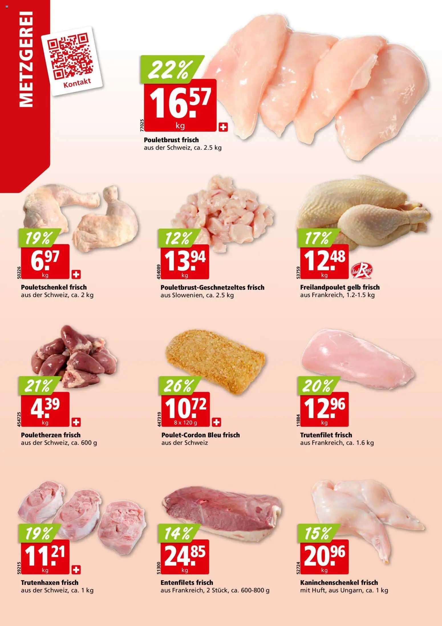 Aligro Aktionen Schlieren, Gossau SG, Frauenfeld, Rapperswil-Jona, Sargans, Bern, Brüttisellen, Pratteln, Emmen, Spreitenbach (2025-10-27 - 2025-11-01)